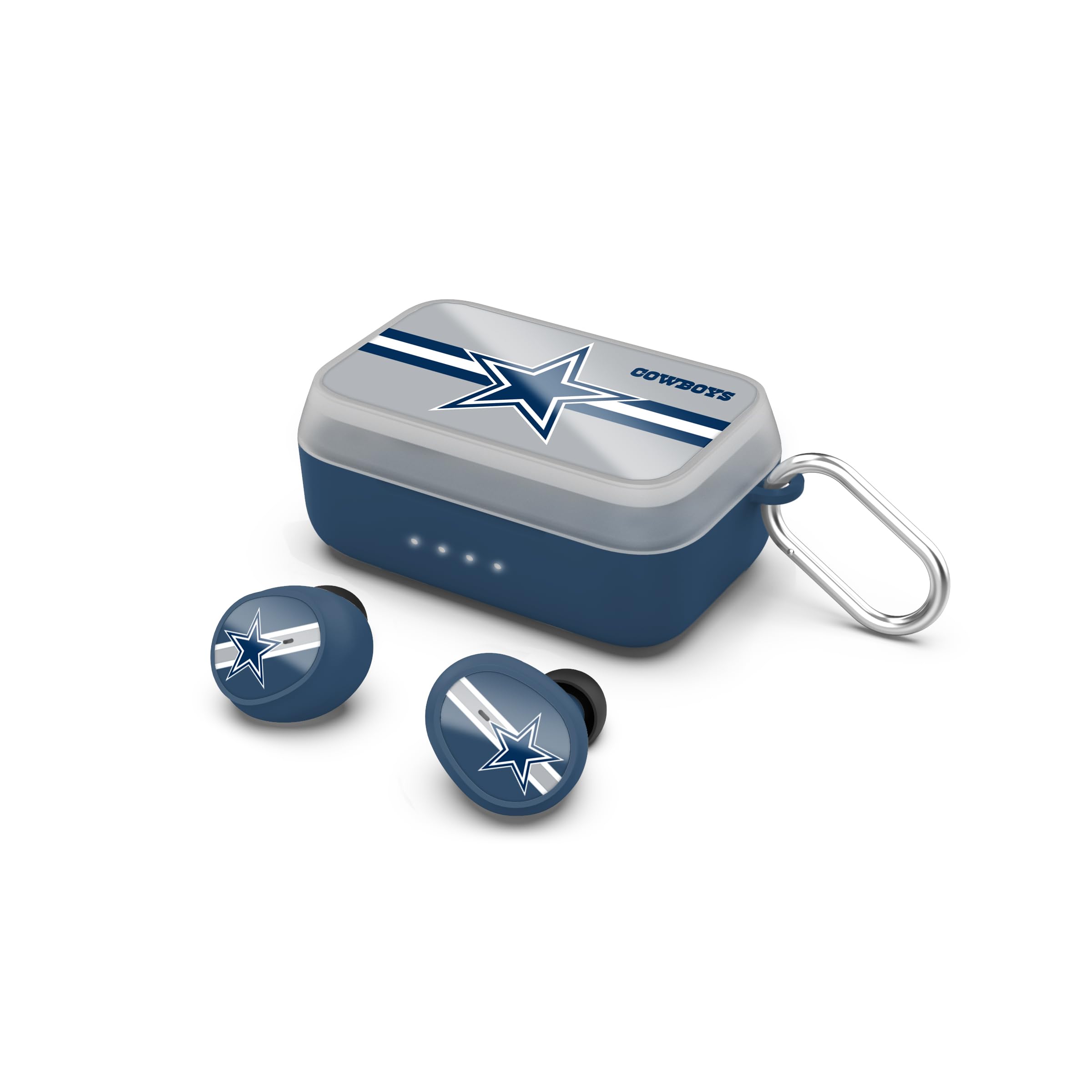 SOAR NFL Wireless Sport Earbuds: Comfortable Fit & Convenient Charging, Dallas Cowboys