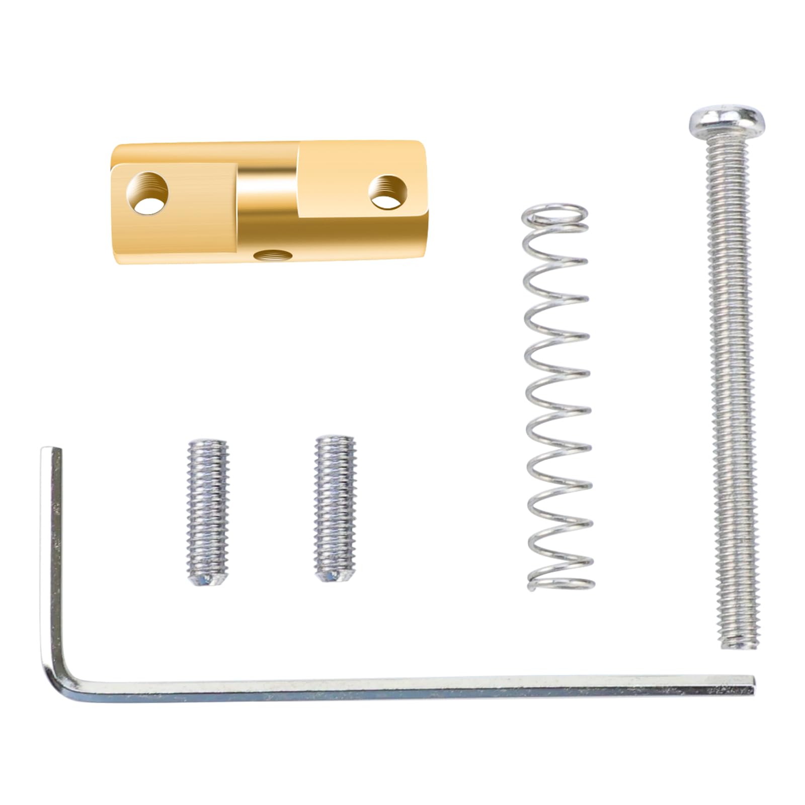 Ovsal 3-Pack Electric Guitar Brass Saddles 10.8Mm Compensated Brass Guitar Bridge Saddles Compatible With Fender Telecaster Tele