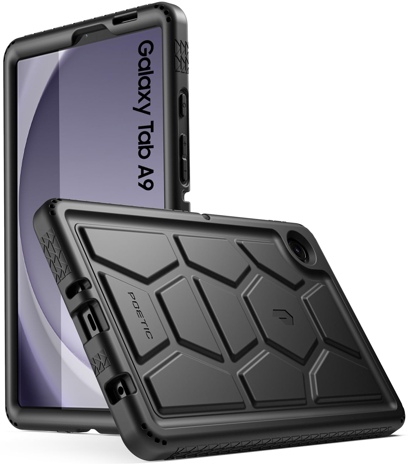 Poetic TurtleSkin for Samsung Galaxy Tab A9 Case 8.7 Inch 2023, Heavy Duty Shockproof Rugged Kids Friendly Drop Protection Silic