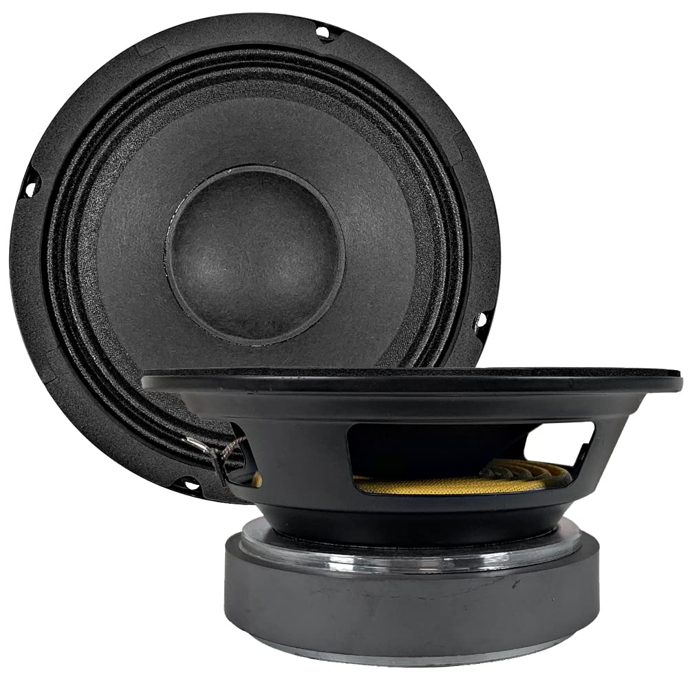 Seismic Audio - Quake 6 - Pair of 6 Inch 4 Ohm Steel Frame Speaker Drivers