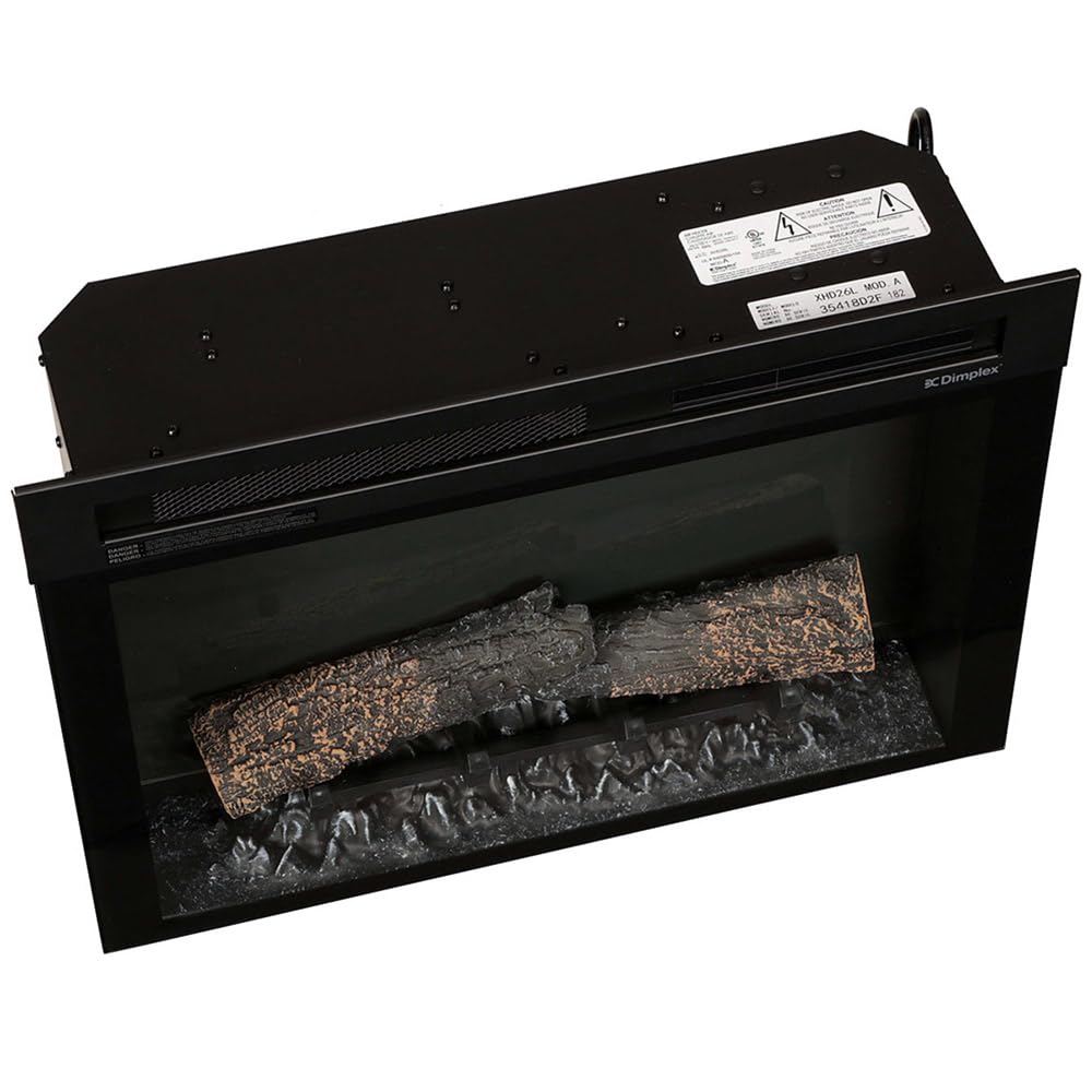 Dimplex 33 Inch Built In Electric Fireplace   Multi Fire Xhd Firebox With Logs And Realistic Multi Color Flames | Model: Xhd33L