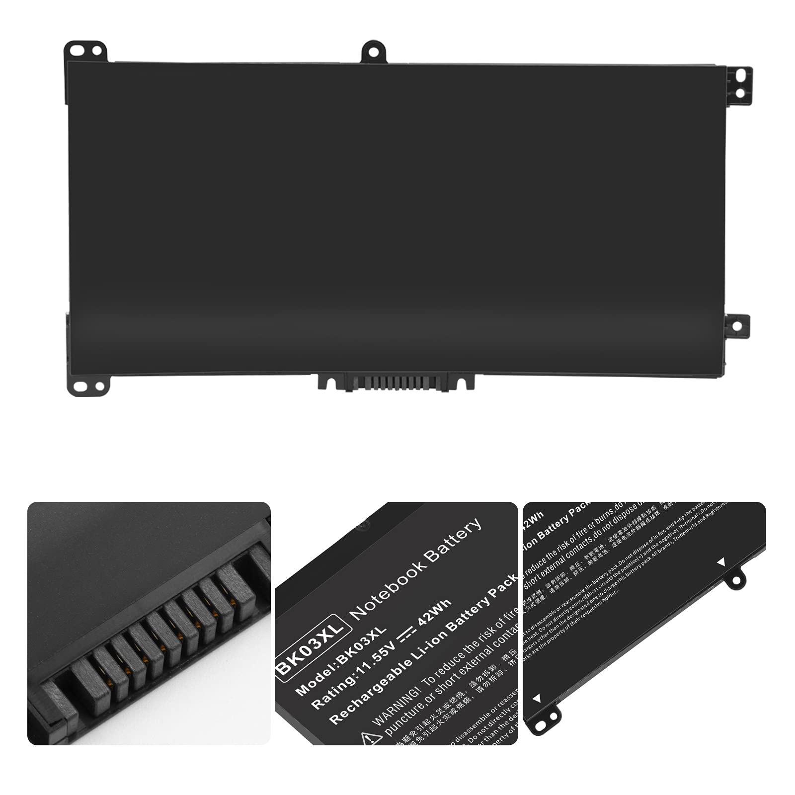 Bk03Xl Battery For Hp Pavilion X360 14 Ba000 14M Ba000 14M Ba011Dx 14M Ba013Dx 14M Ba014Dx 14M Ba015Dx 14M Ba114Dx 14 Ba000 14 B