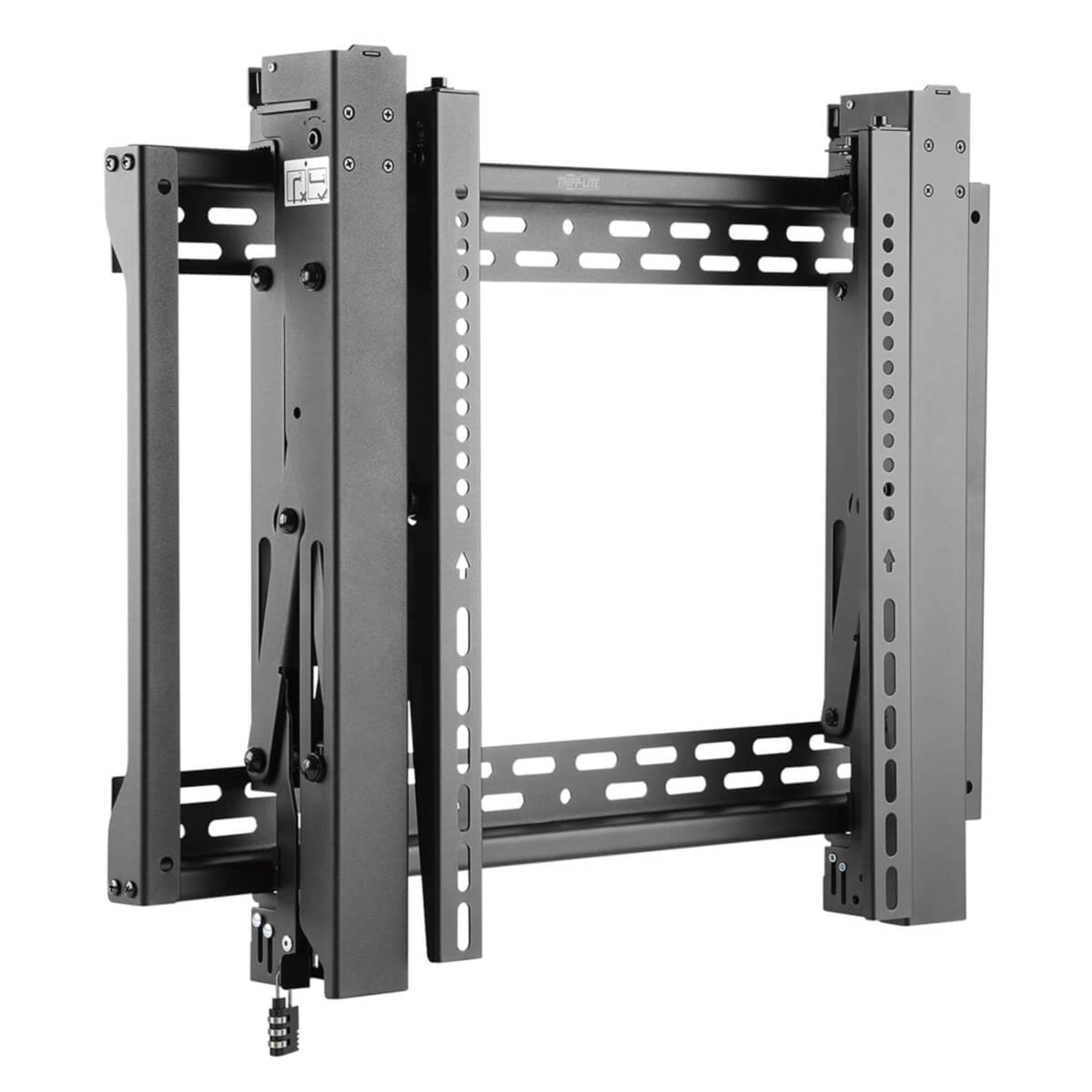 Tripp Lite Pop-Out Video Wall Mount for 45 to 70 TVs and Monitors, TV Mount with Security, UL Certified, Black (DMVWSC4570XUL)