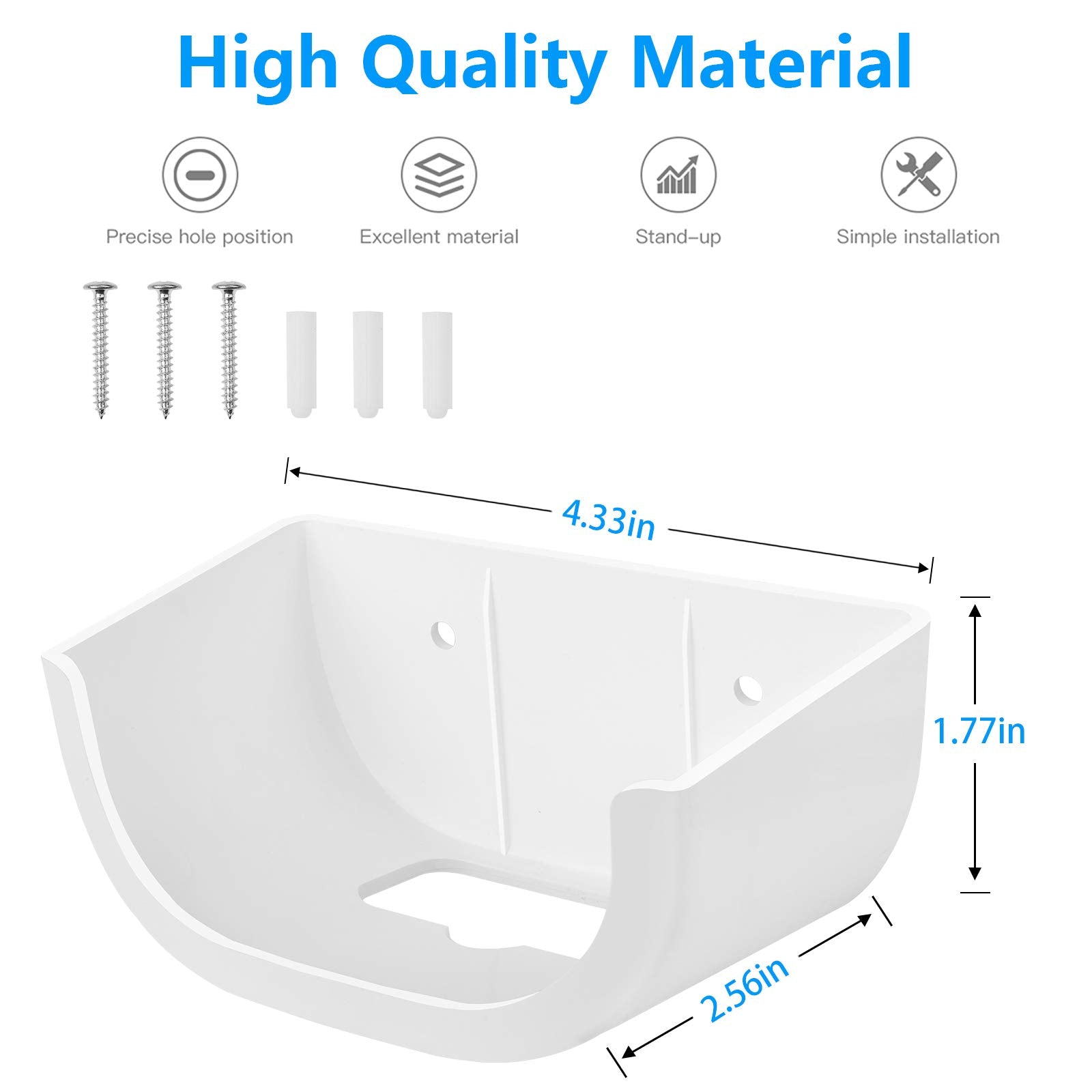 Okemeeo Wall Mount For Eero 6, Screwless Strong Adhesive Bracket For Eero 6 Mesh Wifi Router (1 Pack) (Not For Eero 6+)