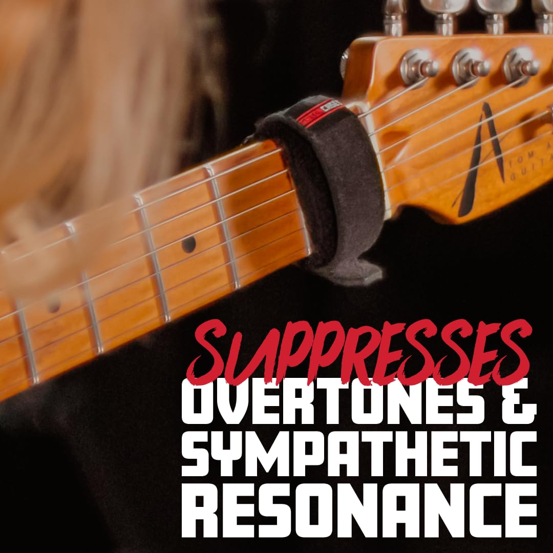 Gator Cases Guitar Fret Mute And String Dampener; Size Large - Black (Gtr-Fretmutelg-1Bk)