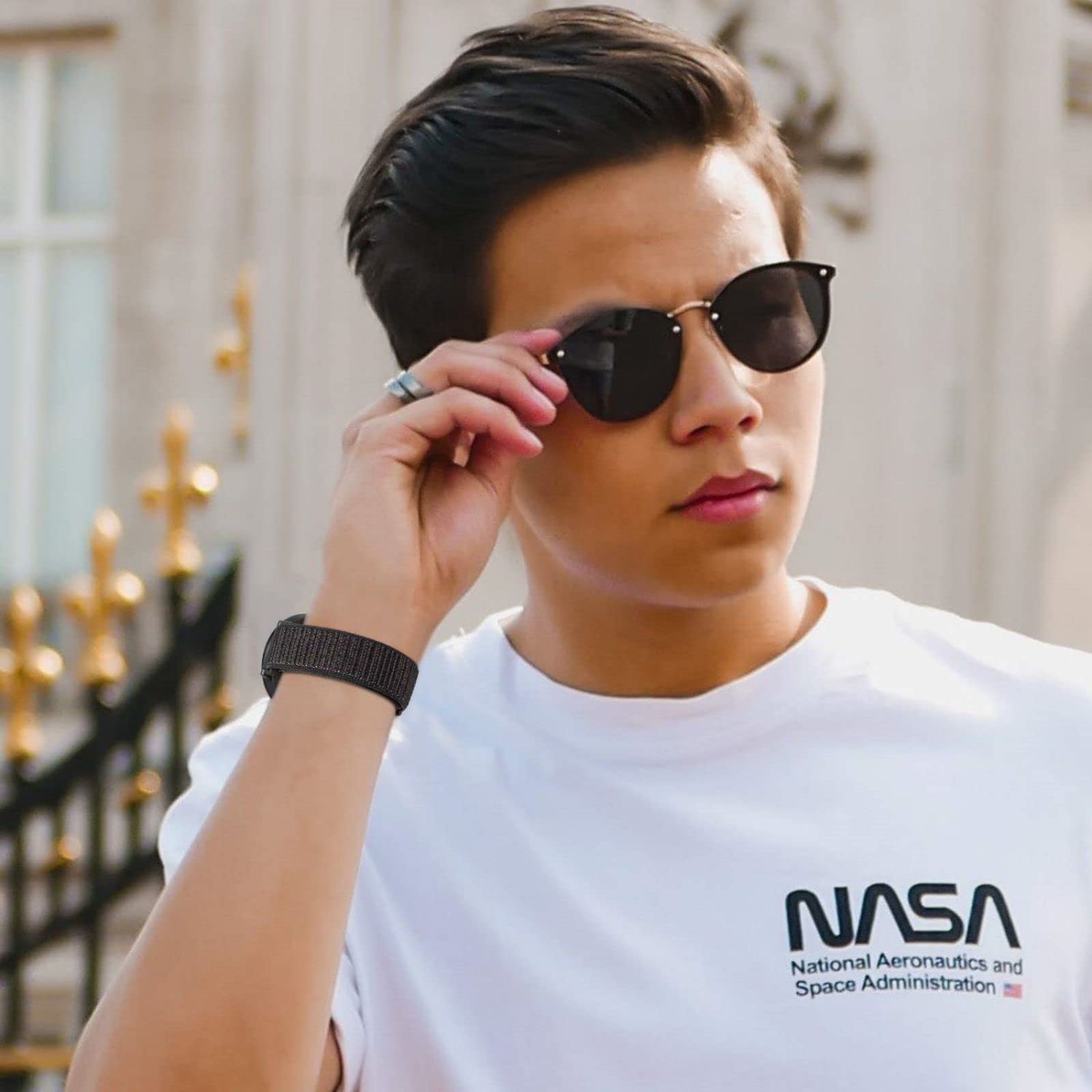 Sport Loop Band Compatible With Apple Watch Band 49Mm 46Mm 45Mm 44Mm 42Mm 41Mm 40Mm 38Mm Men Women, Braided Stretchy Nylon Loop