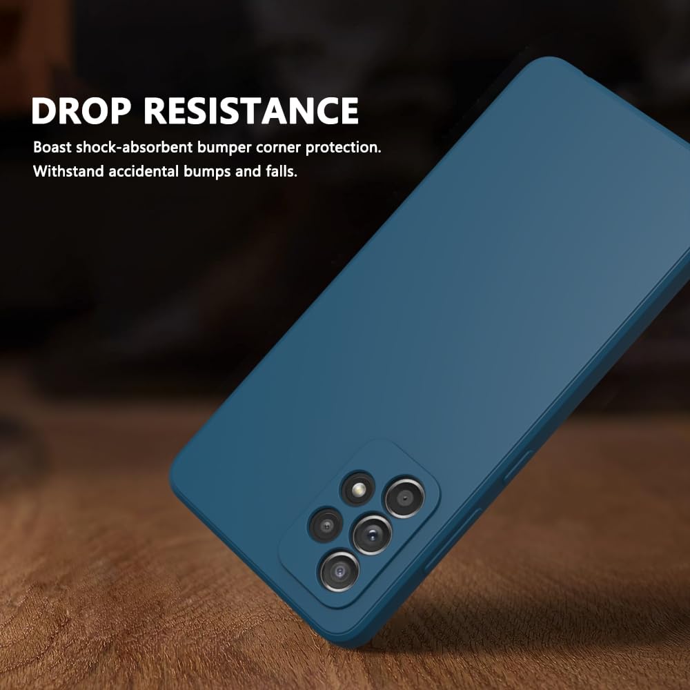 Wogroo For Samsung Galaxy A23 Case Dark Blue, Scratch Resistant With Soft Touch, Slim Thin Phone Cover For Samsung Galaxy A23