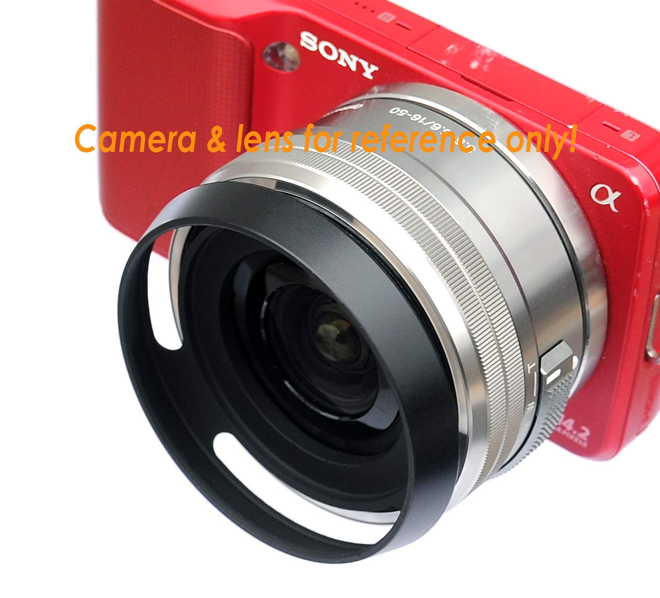 Fotasy 39Mm Slim Low Profile Designed Metal Curved Metal Screw In Lens Hood Shade For Leica Leitz Voigtlander Canon Fuji Nikon O