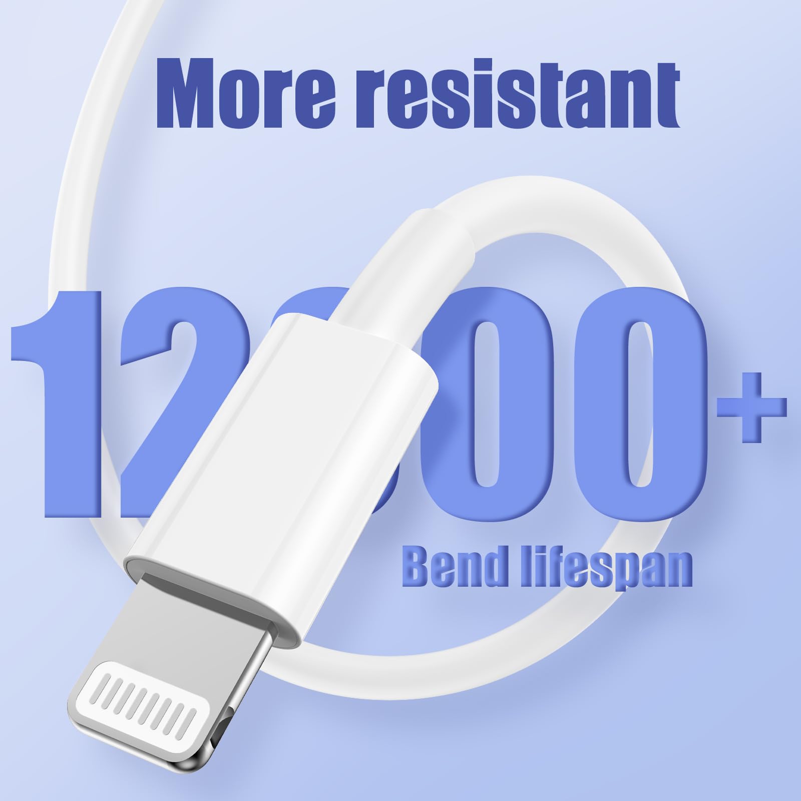 4Pack Usb C To Lightning Cable 10Ft, Fast Charging Cord For Iphone 14, Replacement For Apple Original Charger Cable For Iphone 1