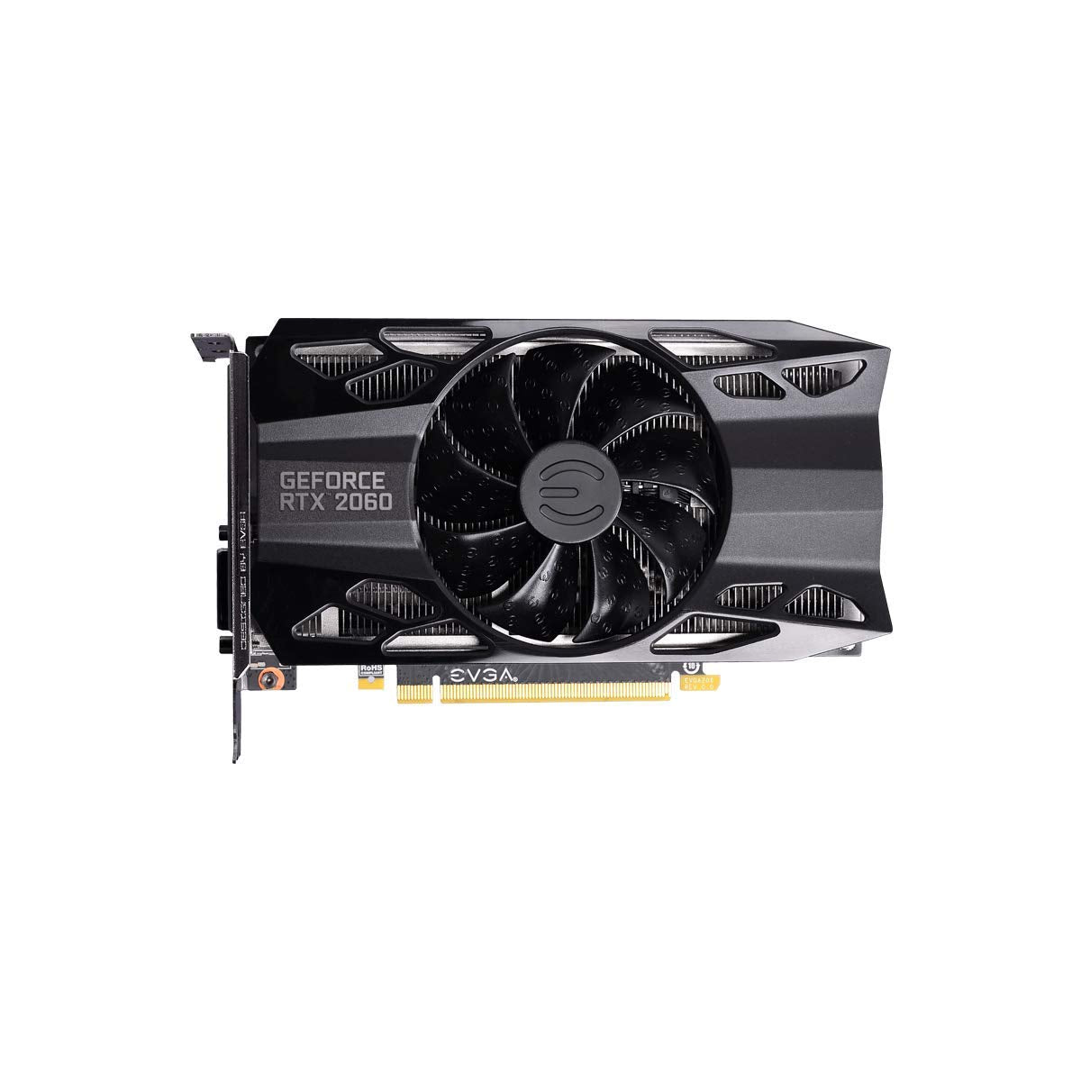 Evga Geforce Rtx 2060 Sc, Overclocked, 2.75 Slot Extreme Cool, 70C Gaming, 06G P4 2062 Kr, 6Gb Gddr6