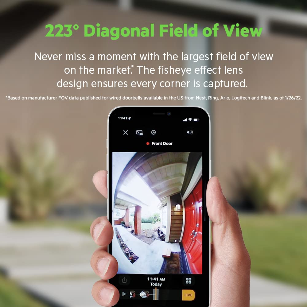 Wemo Smart Video Doorbell   Apple Homekit Secure Video With Hdr   Smart Home Products Video Doorbell Camera   Ring Doorbell For