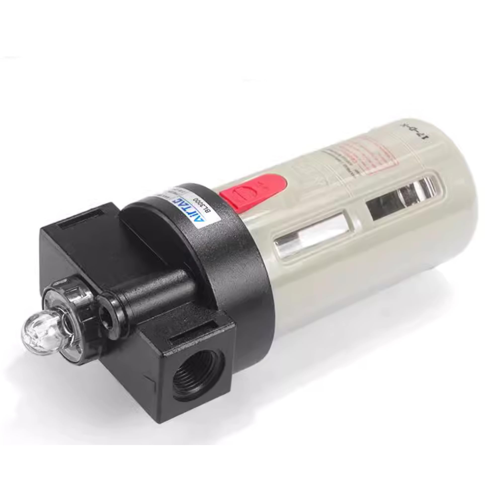 Compressed Air Line Lubricator Airtac Bl2000 1/4 Npt 0-145 Psi Oil For Pneumatic System Source Treatment