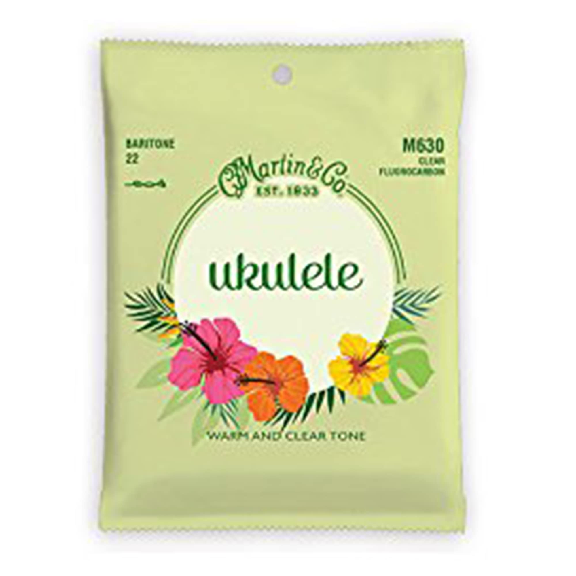 Martin M630 Fluorocarbon Ukulele Baritone Strings .0220 .0228