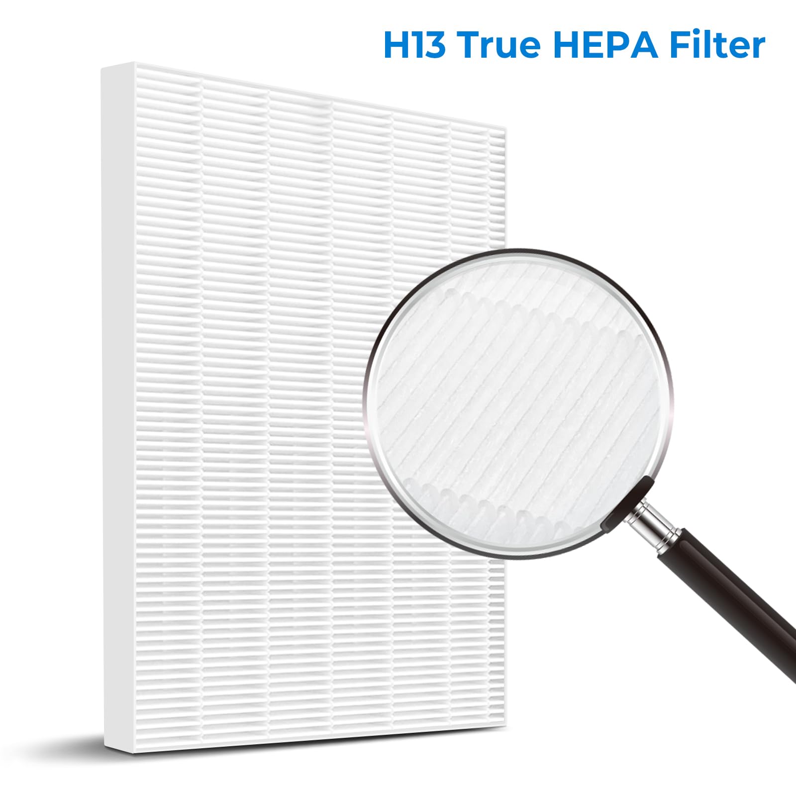 Tomoral D360 Replacement Filter D3 For Winix Air Cleaner Purifier D360, 2 True Hepa(H13) Filter & 8 Activated Carbon Filters, Pa