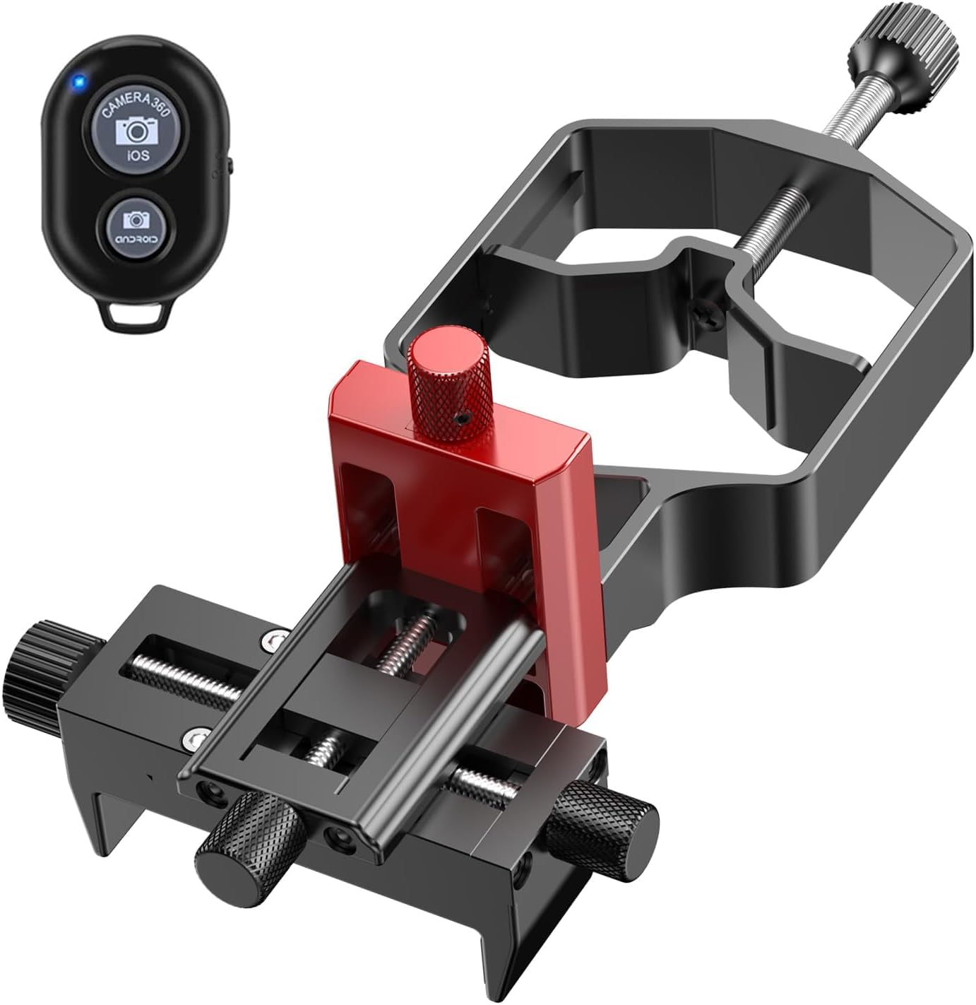 Tridaptor - Universal Phone Scope Digiscoping Adapter|High-Precision Xyz Metal Telescope Mount 3-Axis Smartphone Holder For Spot