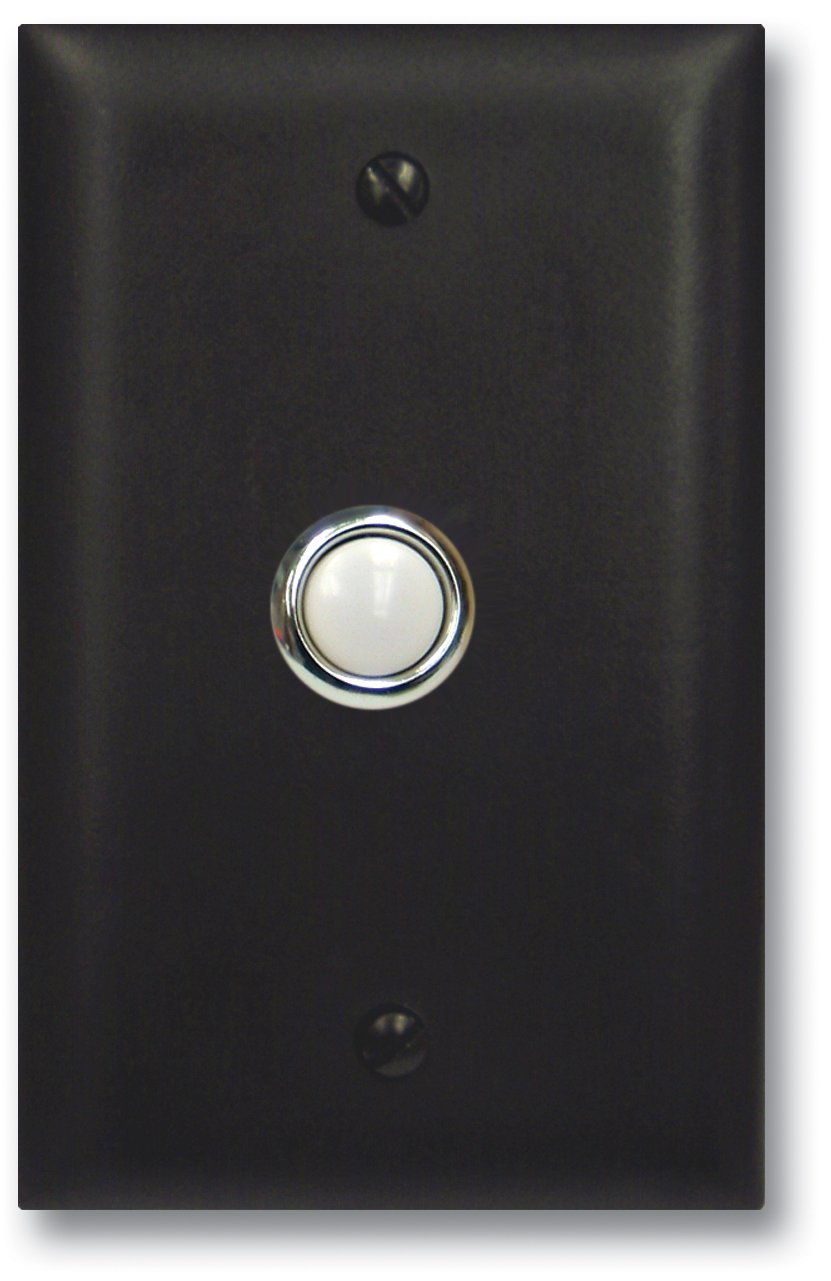 Door Bell Button Panel in Bronze