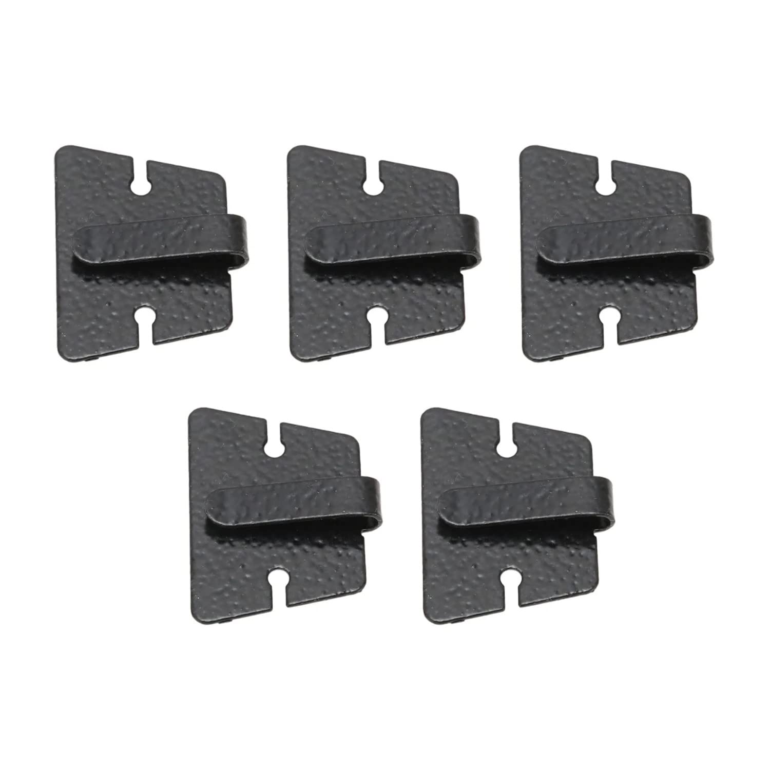 Zyamy 5Pcs Mic Microphone Holder Clip, Metal Car Radio Microphone Hang Up Clip Radio Mic Bracket Clamp For Ic 2720H Ic 2820H, Tm