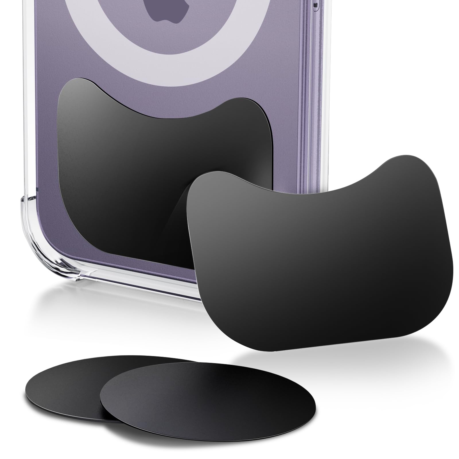 Metal Plate For Phone Magnet, Universal Steel Plate With 3M Adhesive Backing For Car Magnetic Mount Cell Phone Holder, Replaceme