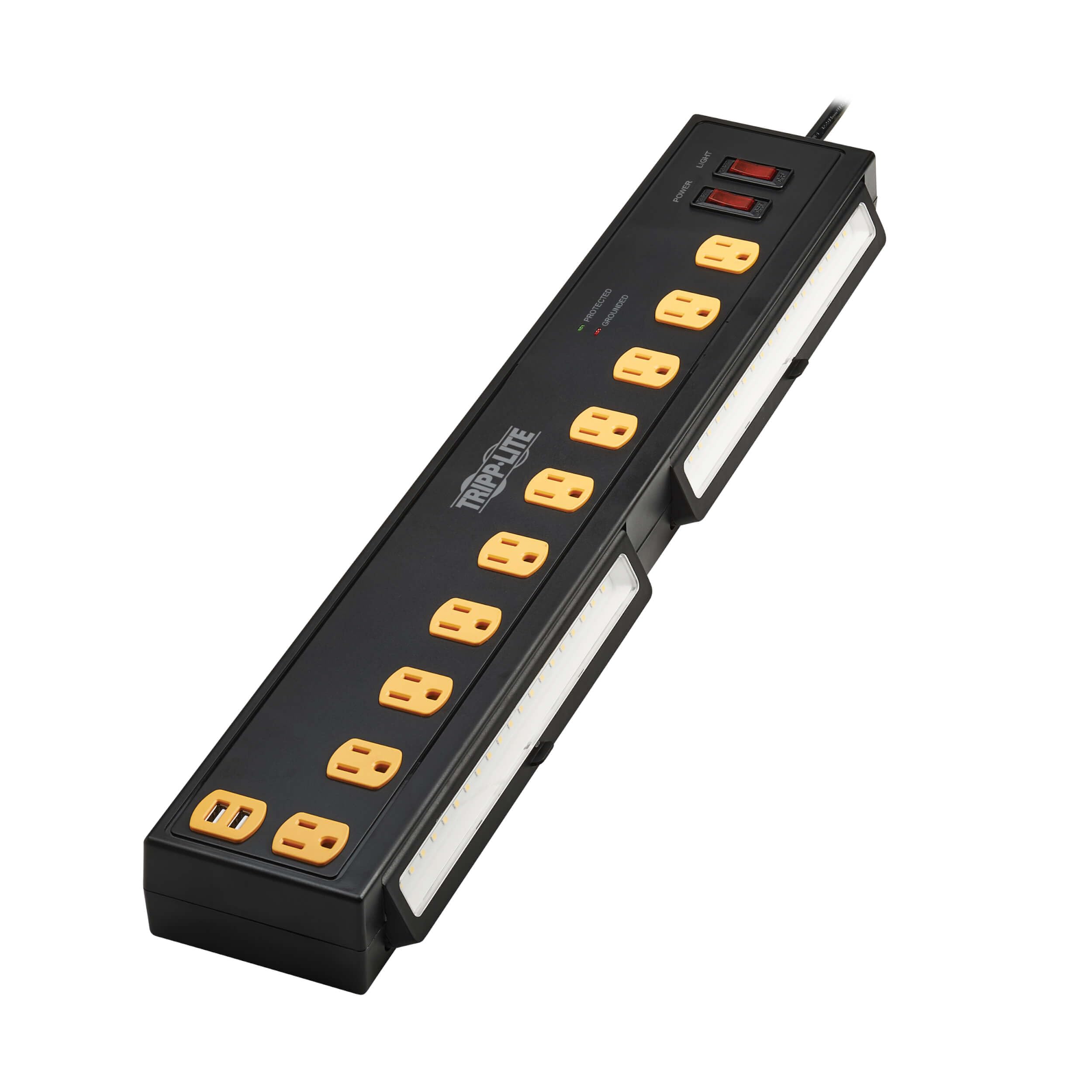 Surge 10 Outlet 2 Usb 10' Cord