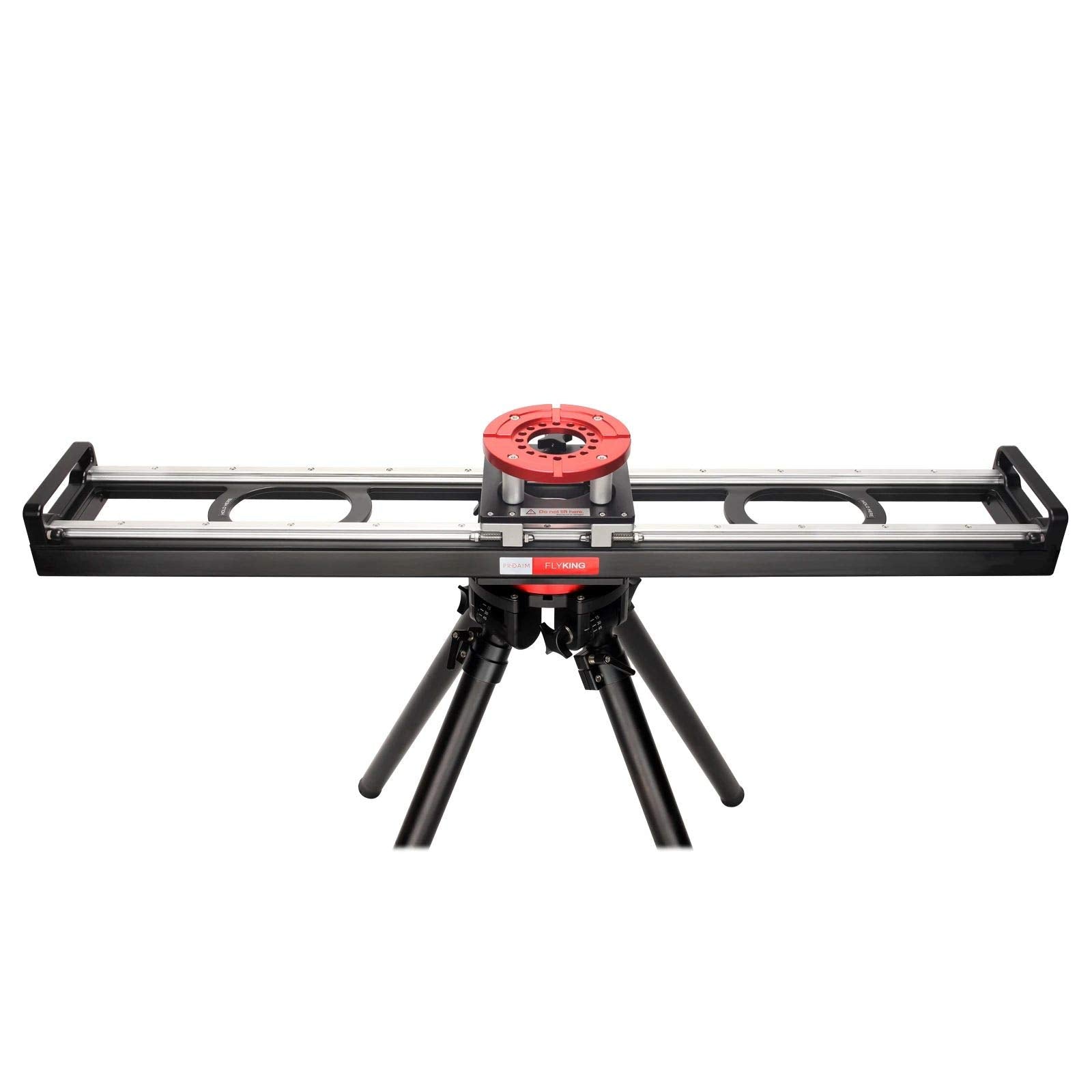 Proaim Flyking 4Ft Precision Camera Slider (Mitchell Mount) With 360 Pan & Shock Absorber Soft Stop End. Compatible With Mitchel