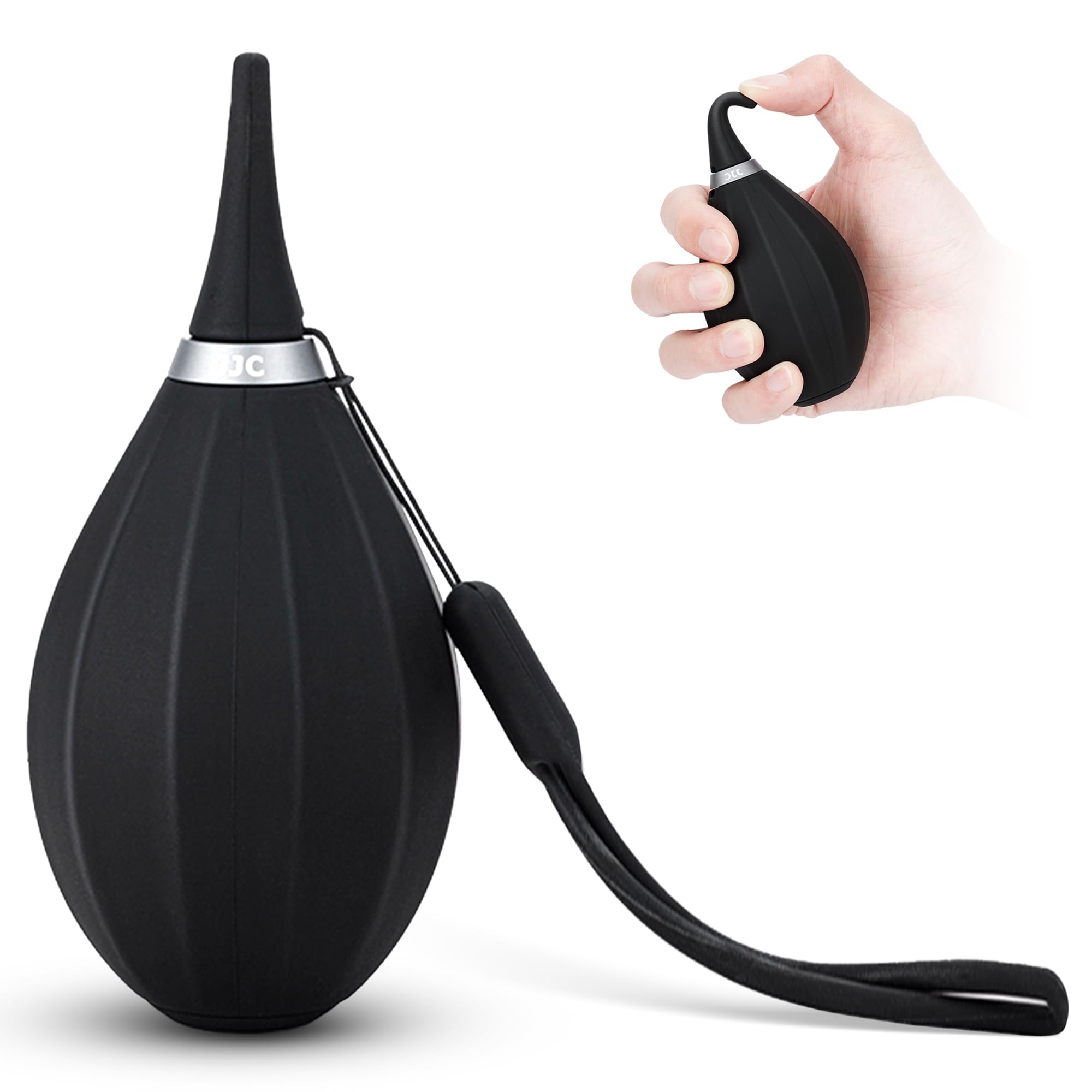 JJC Soft-Tipped Nozzle Air Blower Blaster for Digital SLR Mirrorless Camera Sensor CCD CMOS Lens Filter, Camera Lens Blower with