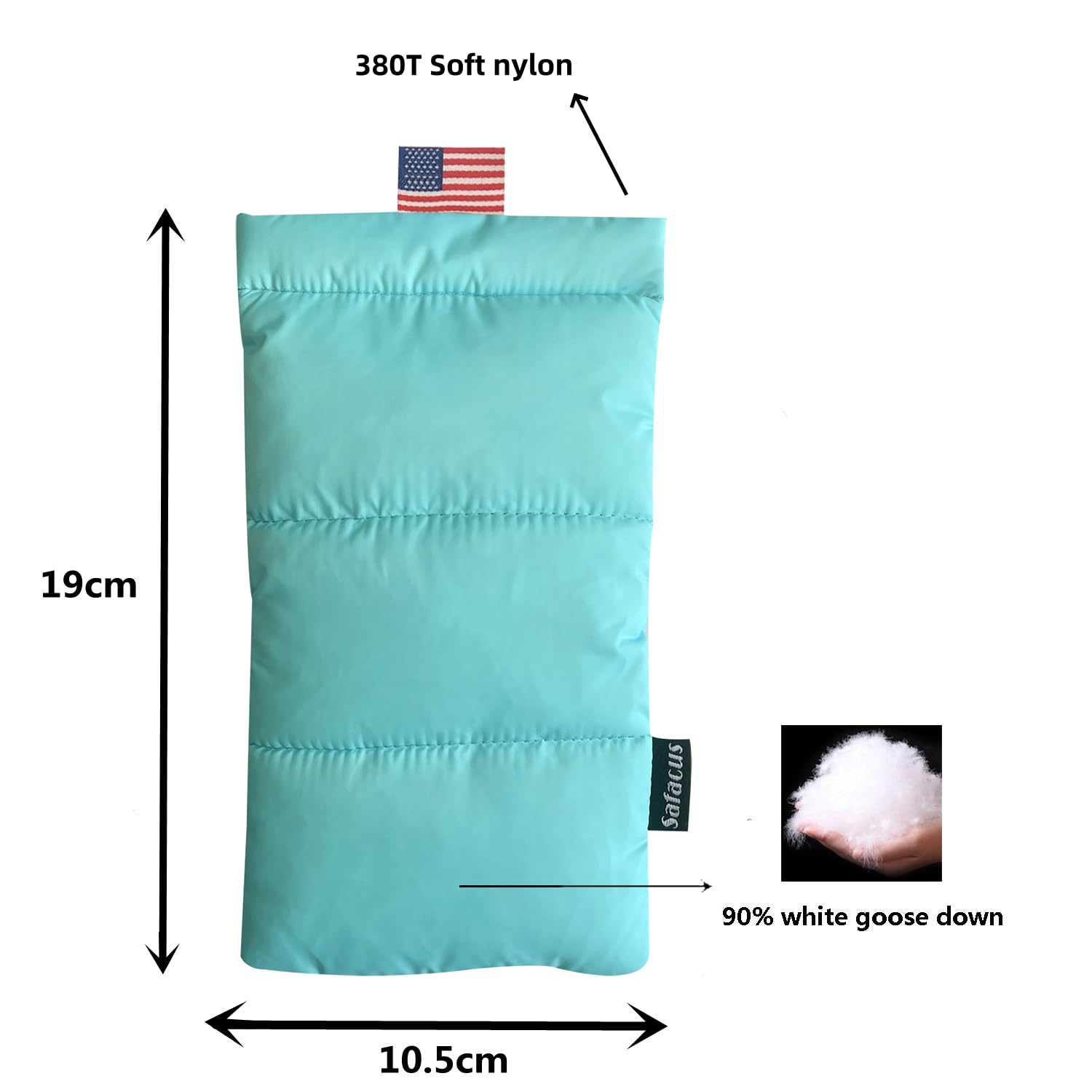 Safacus Thermal Phone Case Prevent Overheating In The Sun, Cellphone Pouch For Camping Prevents Freezing, Extends Battery Life,