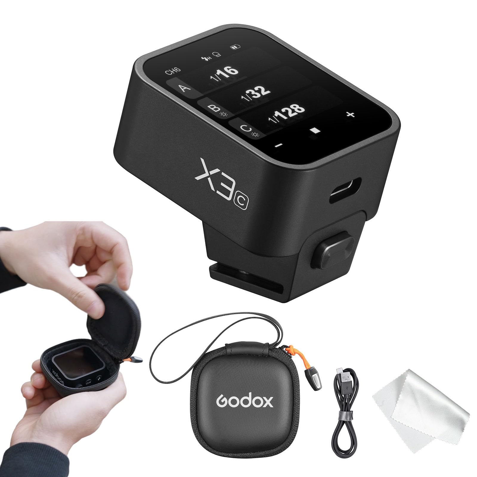 Godox X3 Trigger For Canon ? Godox Trigger For Canon X3 C ? X3C Ttl Wireless Flash Trigger For Canon, Oled Touchscreen Flash Tra