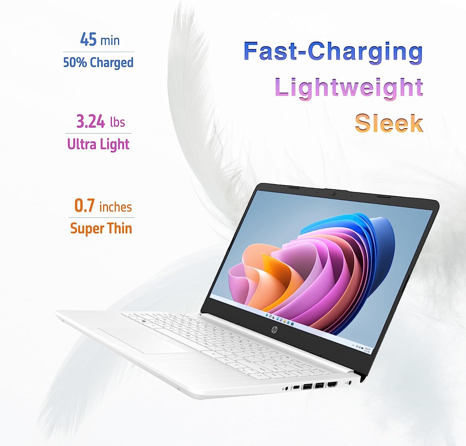 Hp Stream 14'' Hd Thin And Light Laptop, Intel Celeron N4120, 16Gb Ram, 64Gb Emmc Storage, Long Battery Life, Hd Webcam, Hdmi, W