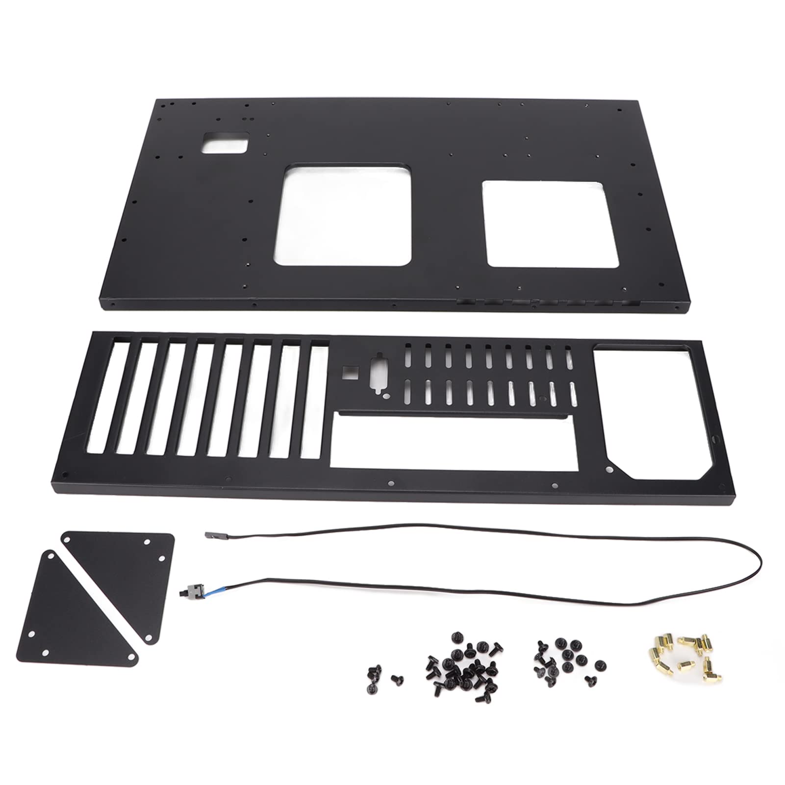 Atx/M Atx/Itx Case,Gaming Computer Case Chassis,Open Air Case Frame Graphics Card Mining Machine Cas,Diy Motherboard Rack Mine R