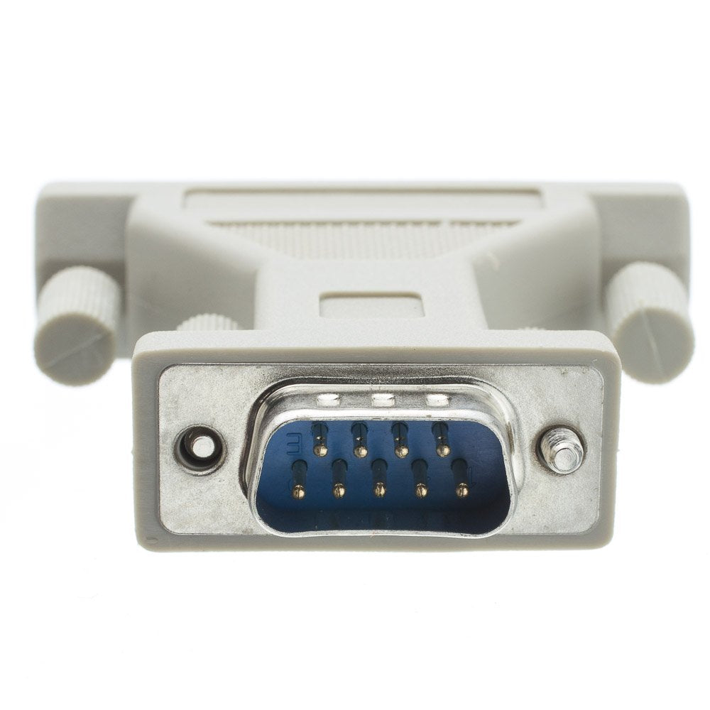 Cablewholesale Gray Serial/At Modem Adapter   Employ This Adapter For Converting A Db9 Modem Cable To A Db25 Modem Cable