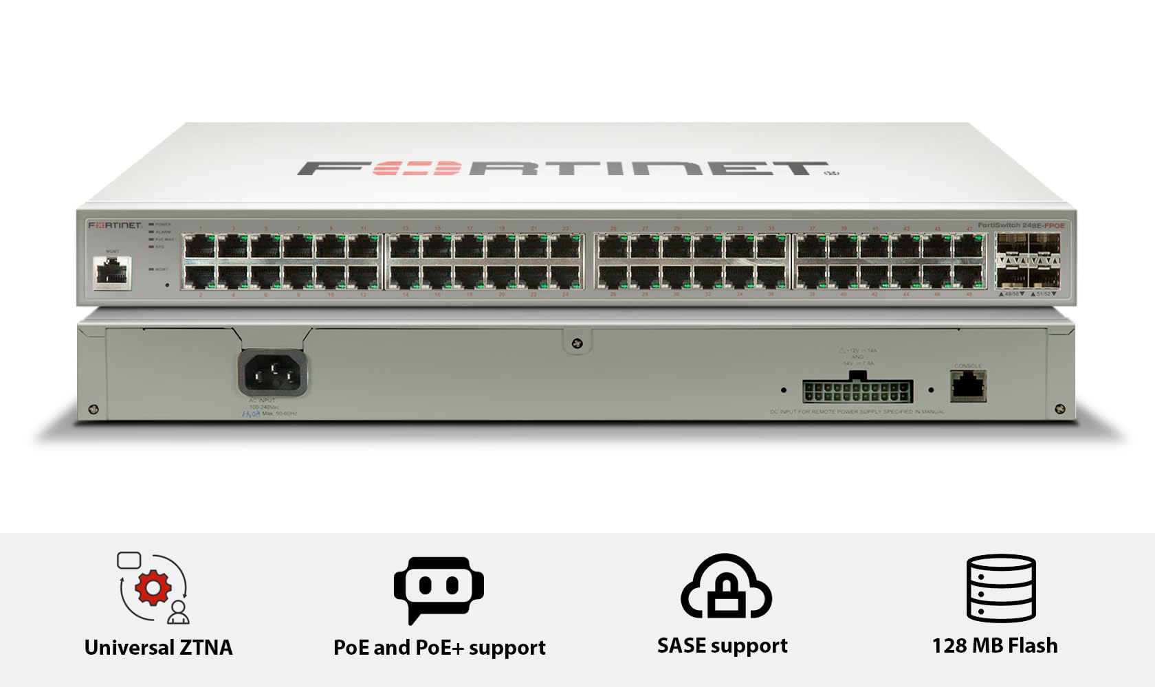 Fortinet Fortiswitch   248E Fpoe Layer 2/3 Poe+ Switch (Fs 248E Fpoe)