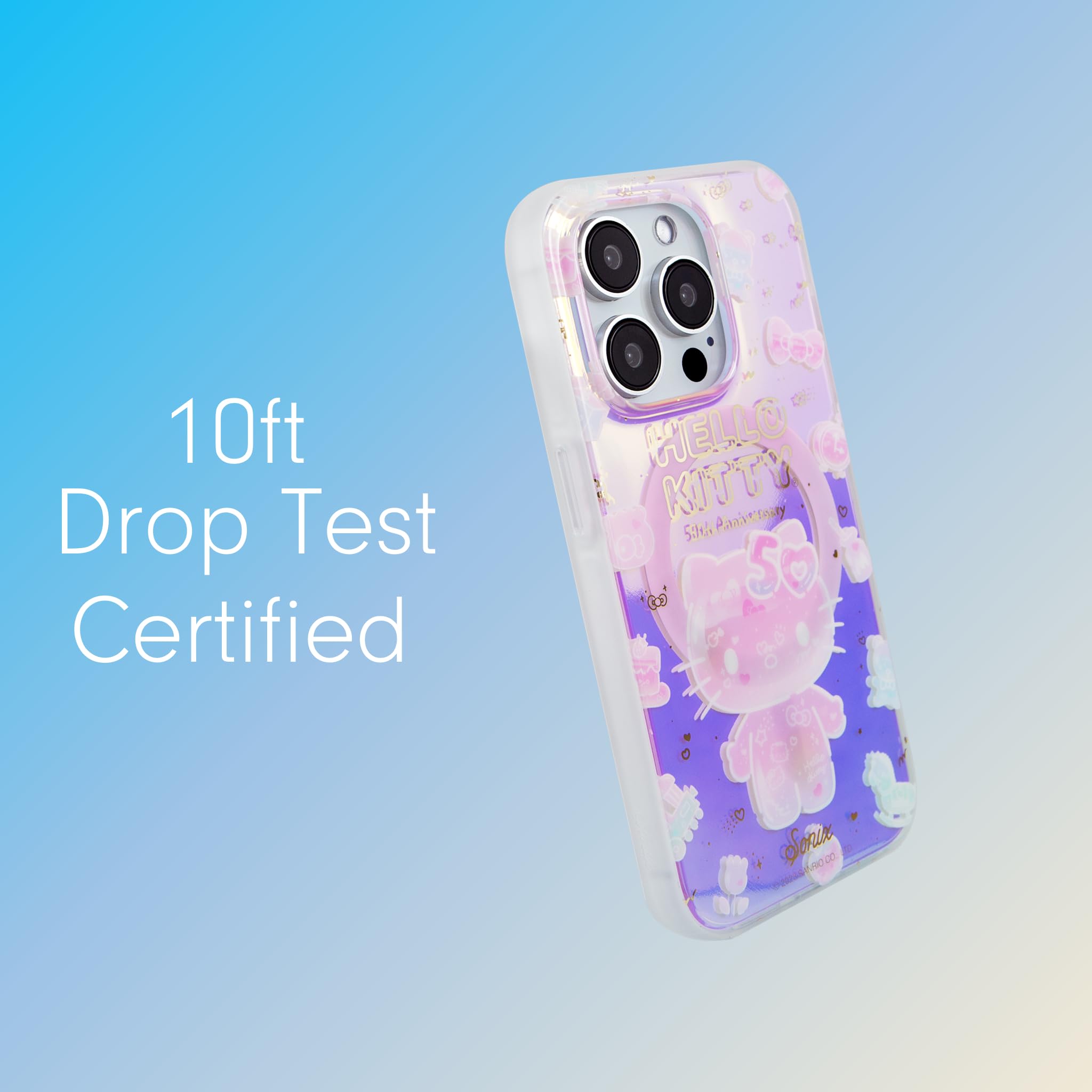 Sonix X Sanrio Case For Iphone 15 Pro Max | Compatible With Magsafe | 10Ft Drop Tested | Hello Kitty 50Th Anniversary