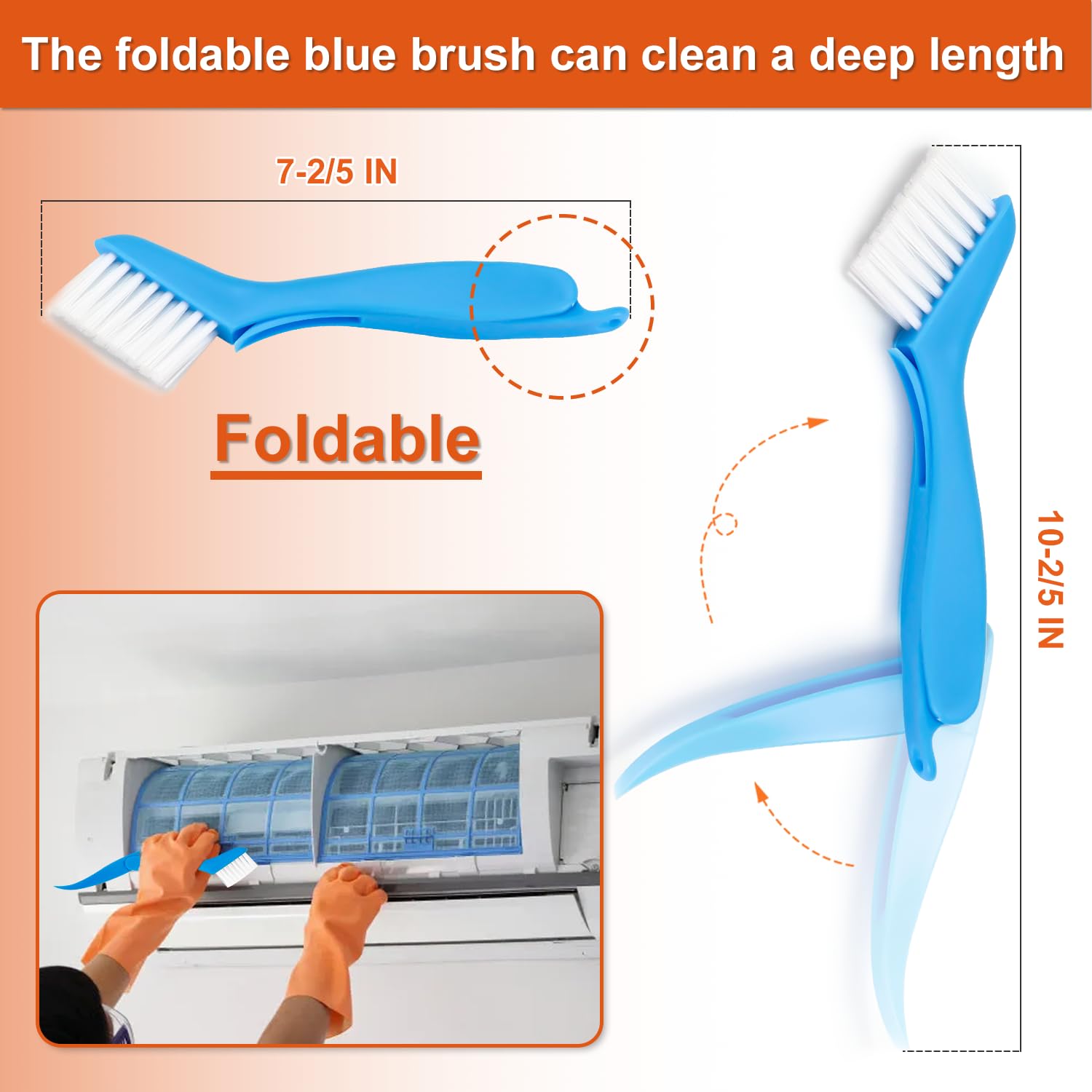 Cenipar 5Pcs Air Conditioner Condenser Fin Comb Set Include Fcr6 Fin Comb, Metal Radiator Fin Comb, Plastic Air Conditioner Fin