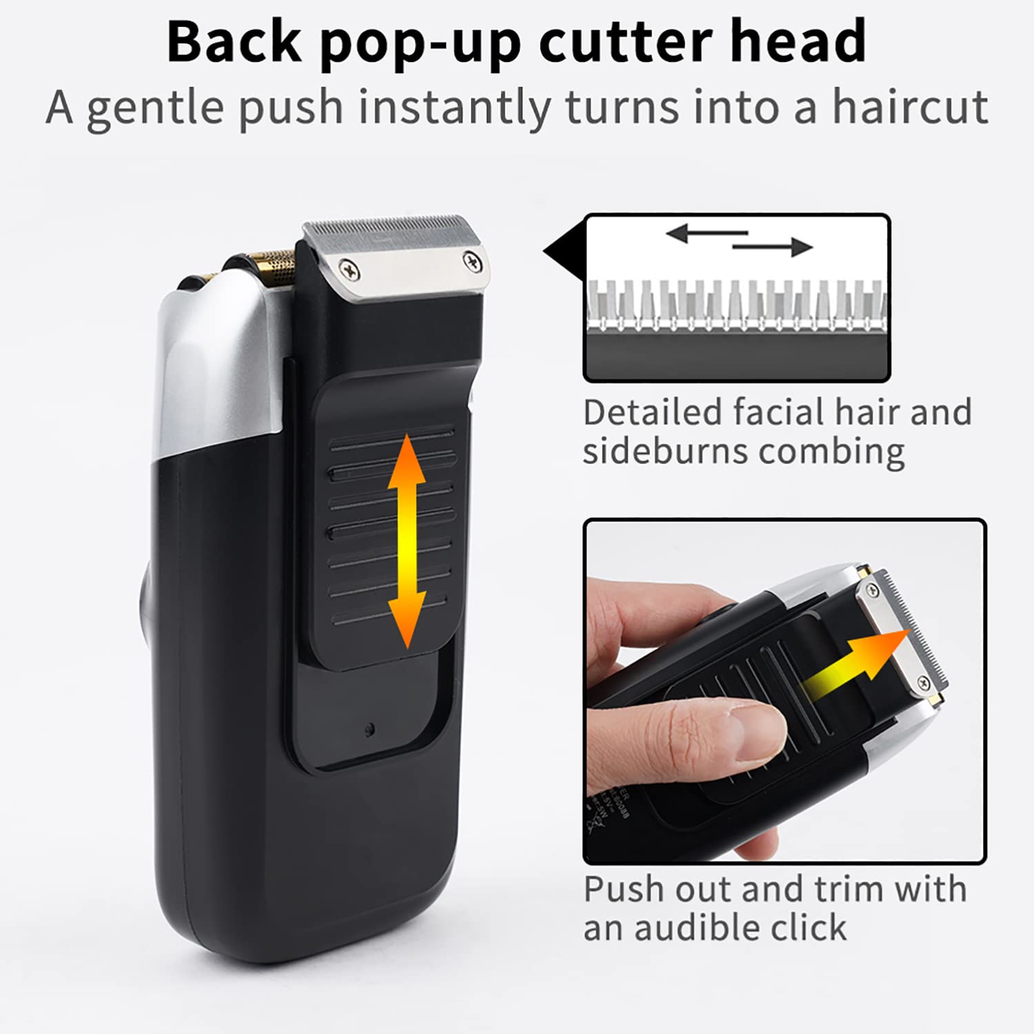 Dsp Electric Razor For Men Bald Shavers For Men 2 In 1 Double Shaver For Men With 2 Foil Head Rechargeable Barber Shaver With Pr