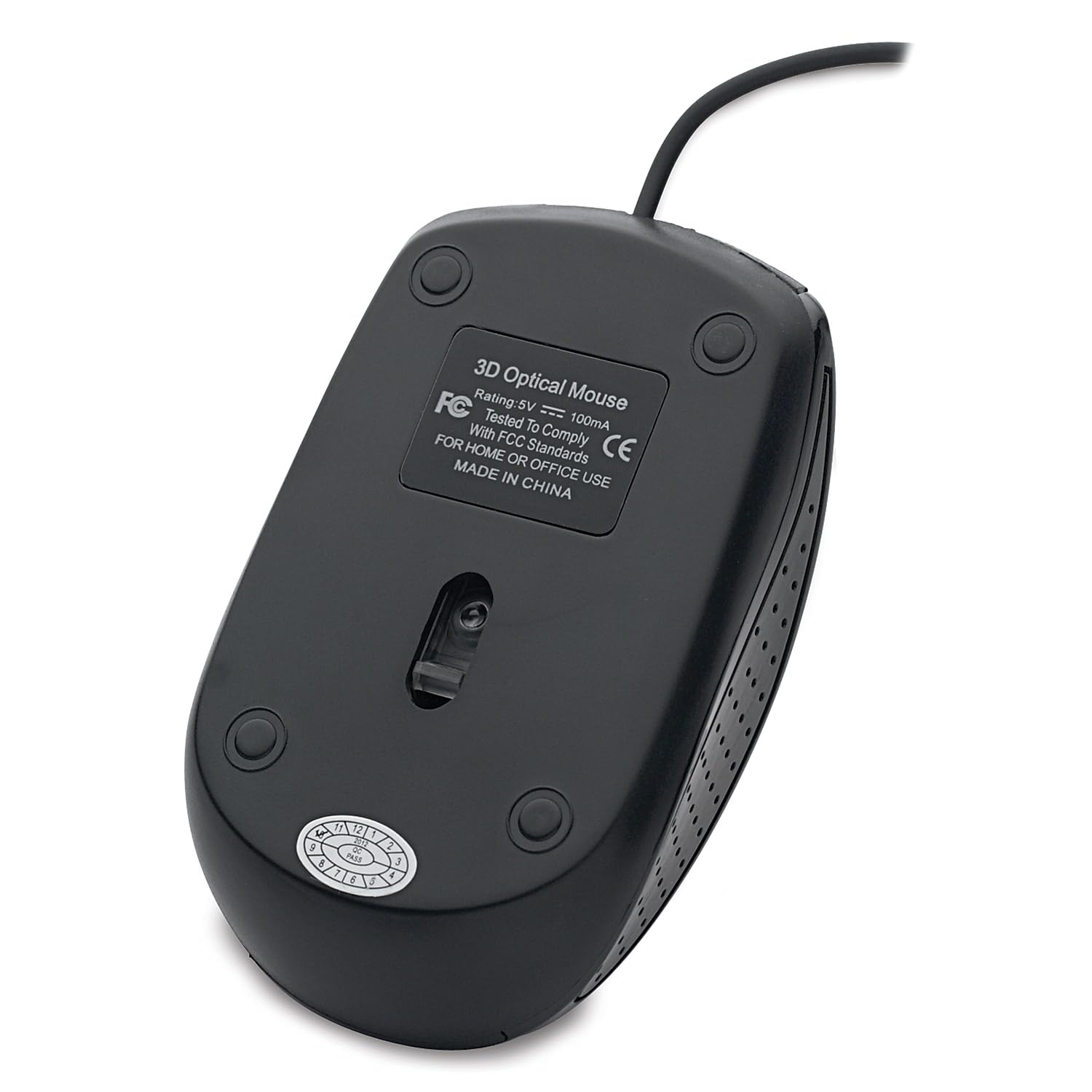 Verbatim 70733 Universal Wired Optical Mouse,Black