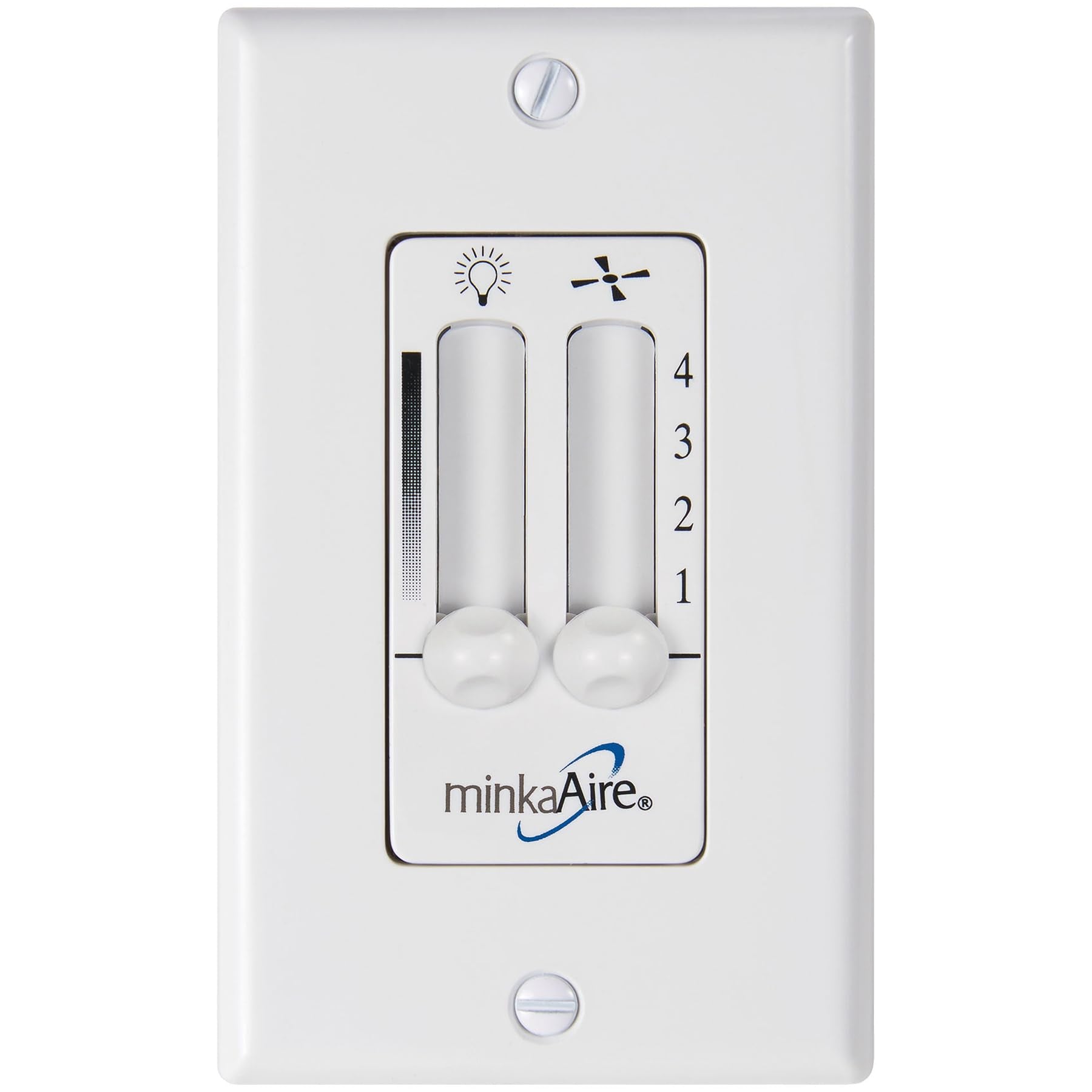Minka-Aire 4 Speed Wall Control - White - WC116L