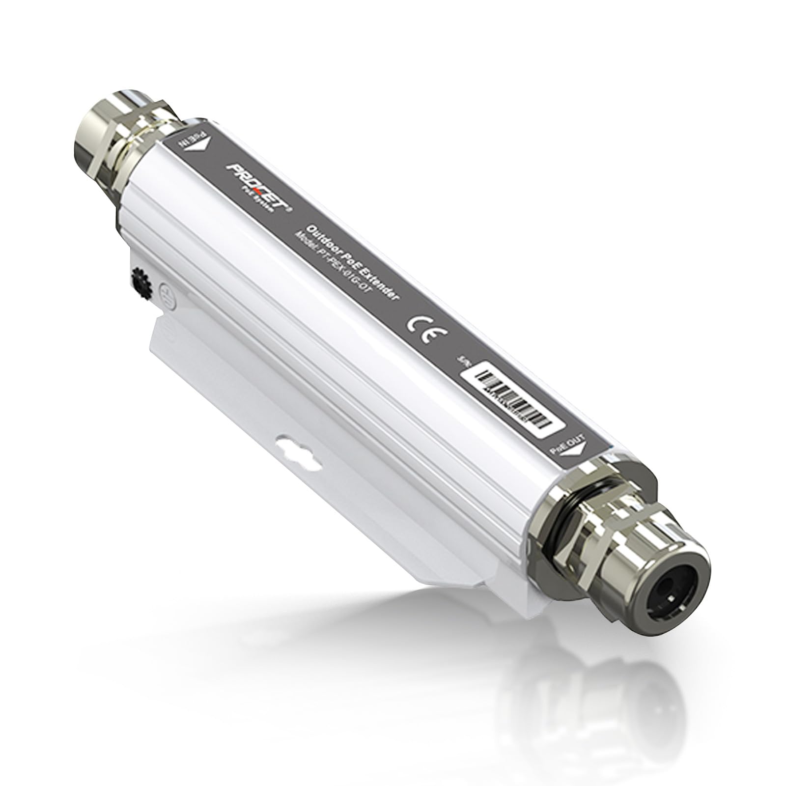 Procet Poe60W Gigabit Outdoor Ip67 Waterproof Poe+ Extender,10/100/1000Mbps,Waterproof Monitor Extender For Network Cameras And