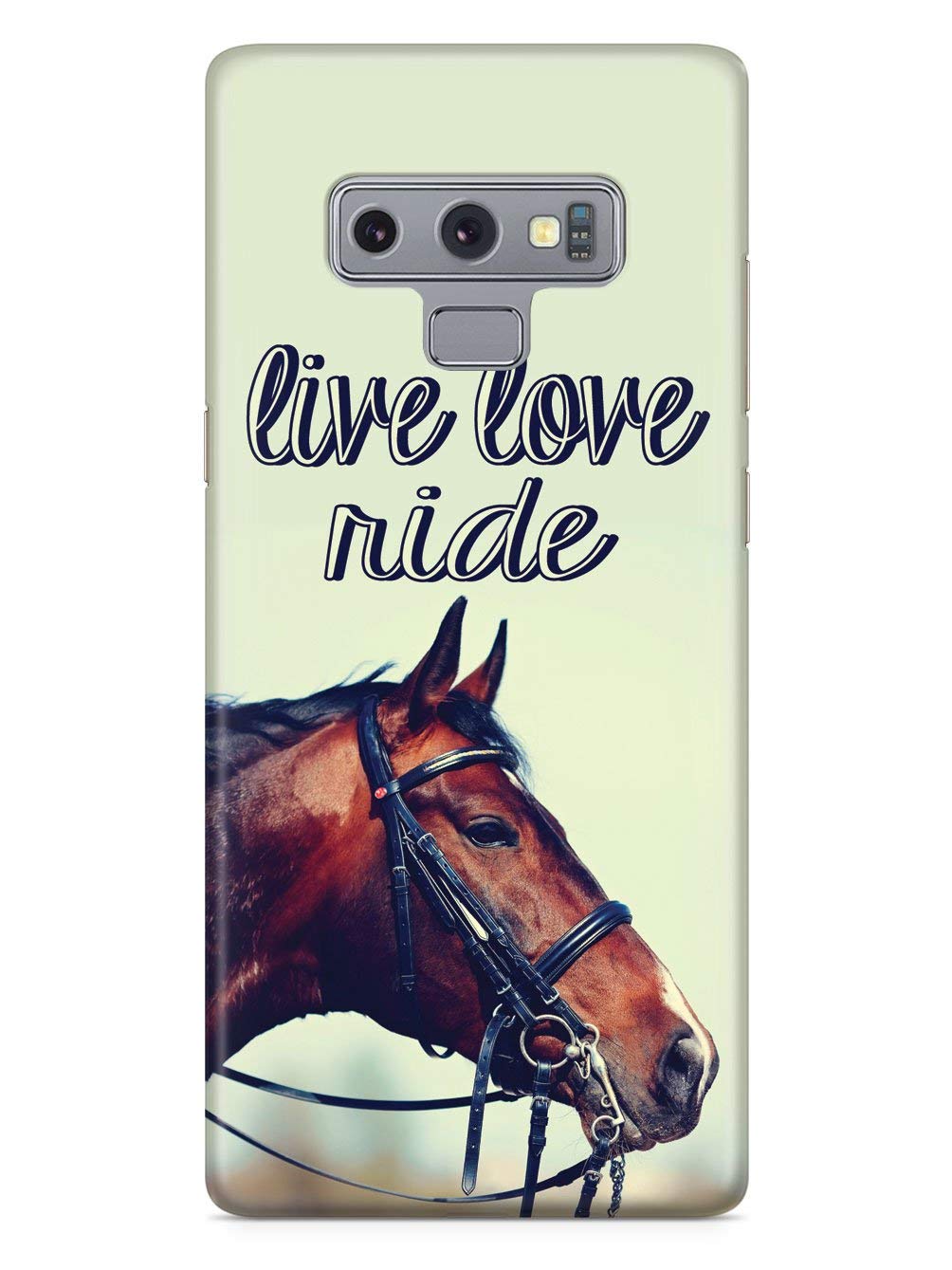 Inspired Cases - Compatible With Galaxy Note 9 Case - 3D Textured Protective Phone Case For Samsung Galaxy Note 9 - Live Love Ri