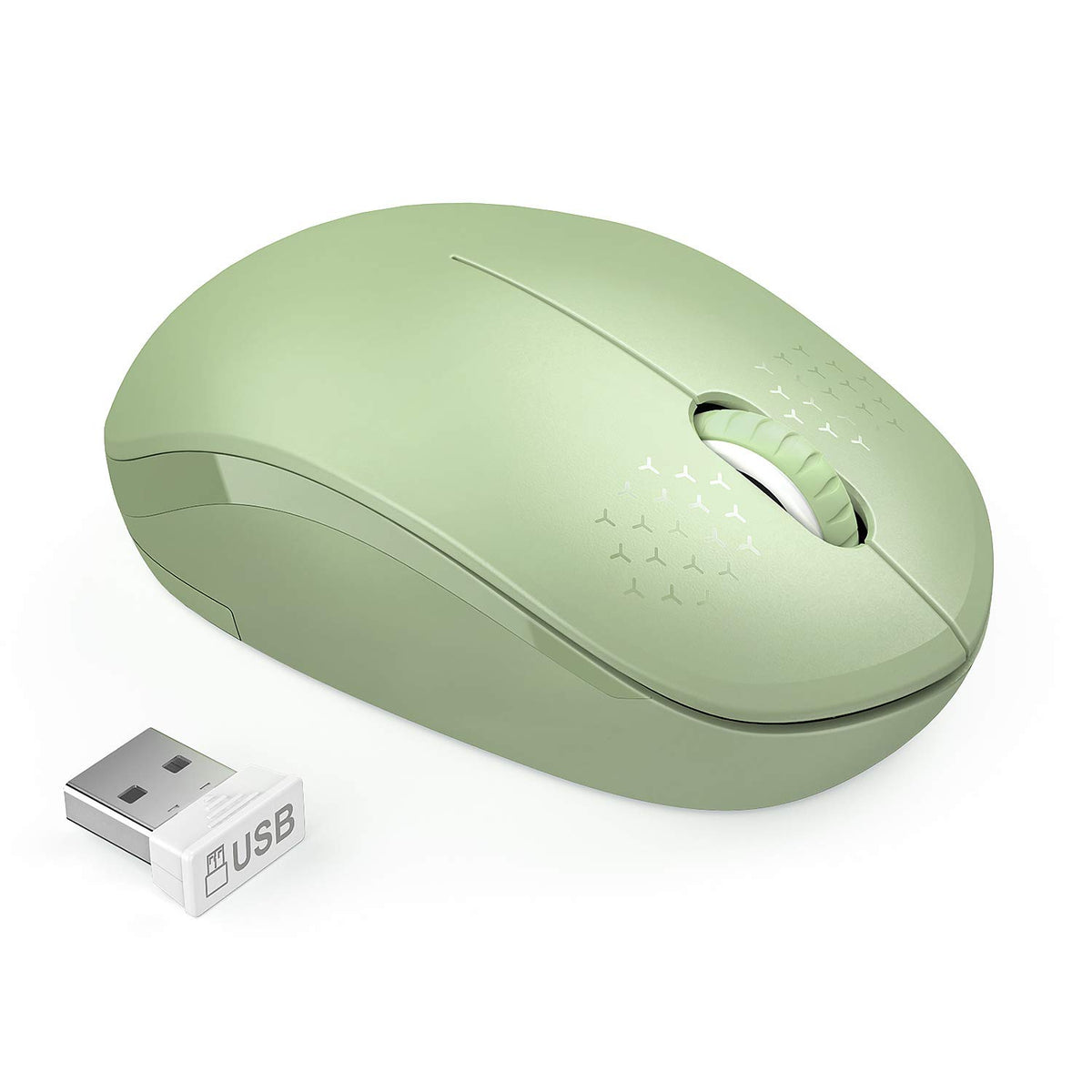 Seenda Wireless Mouse, 2.4G Noiseless Mouse With Usb Receiver Portable Computer Mice For Pc, Tablet, Laptop With Windows System