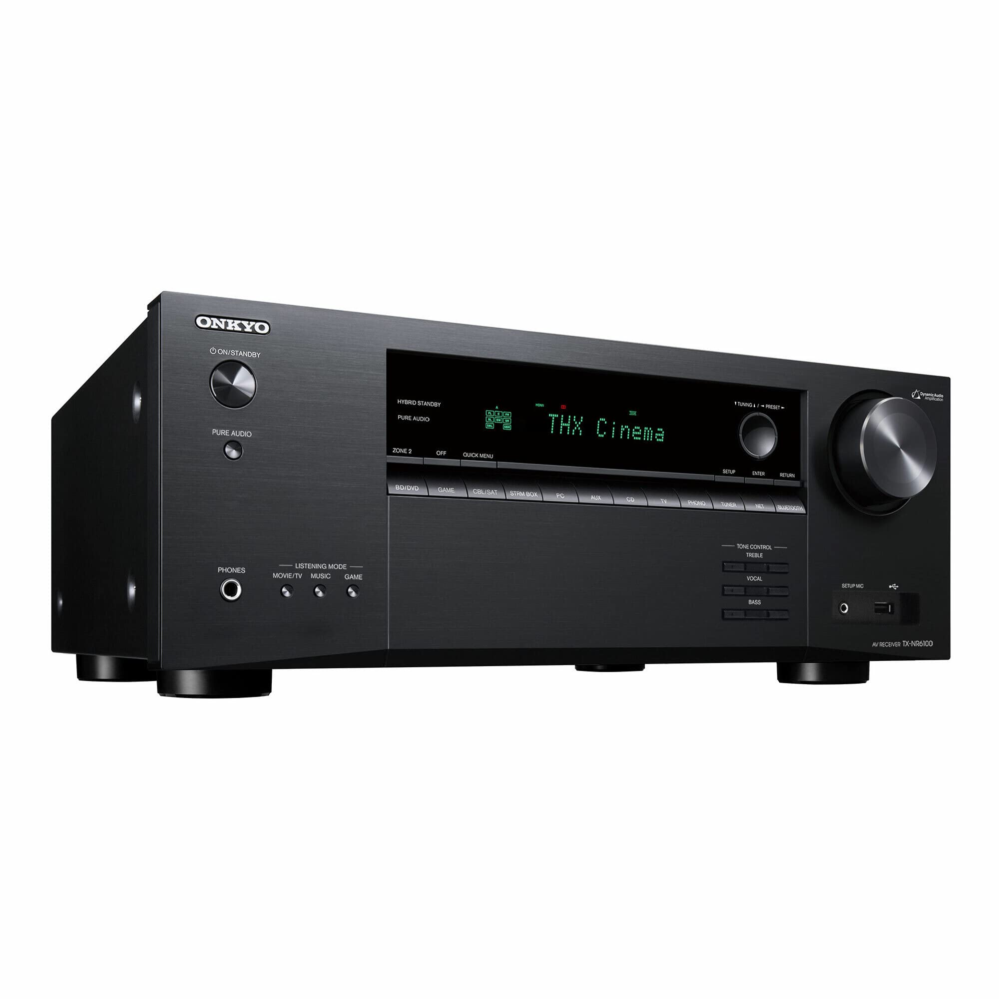 Onkyo Tx Nr6100 7.2 Channel 8K Smart Av Receiver   Thx Certified, Works With Sonos Certified, And Ultimate 4K Gaming Experience