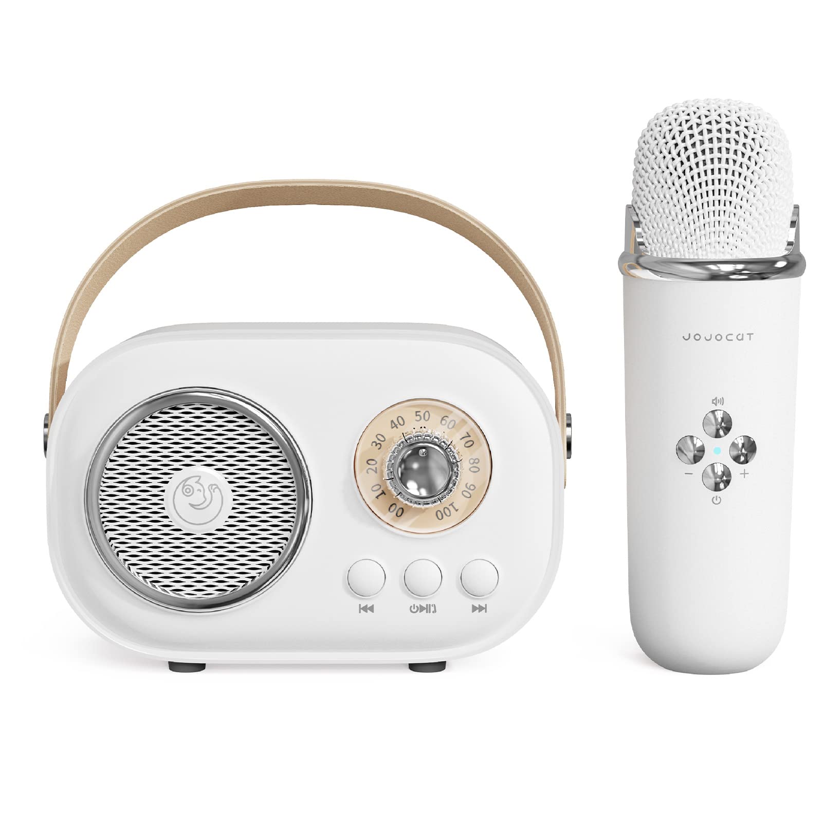 Mini Karaoke Machine,Karaoke Machine For Kids And Adults,Cute Karaoke With Microphone Set,Portable Bluetooth Speaker With Microp