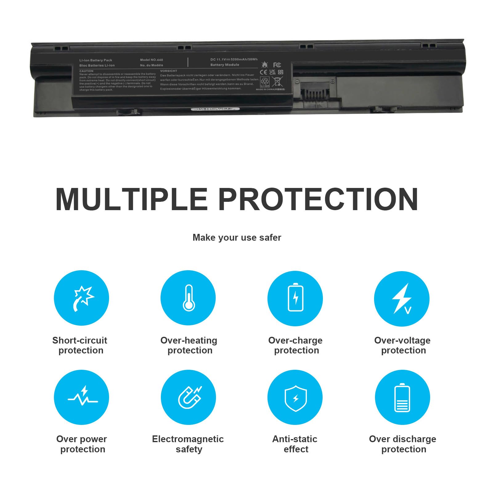 Fancy Buying Laptop Battery For Hp Probook 440 450 445 470 455 G0 G1 708457 001 708458 001 Fp06 Fp09 H6L26Aa,H6L27Aa Hstnn Ib4J