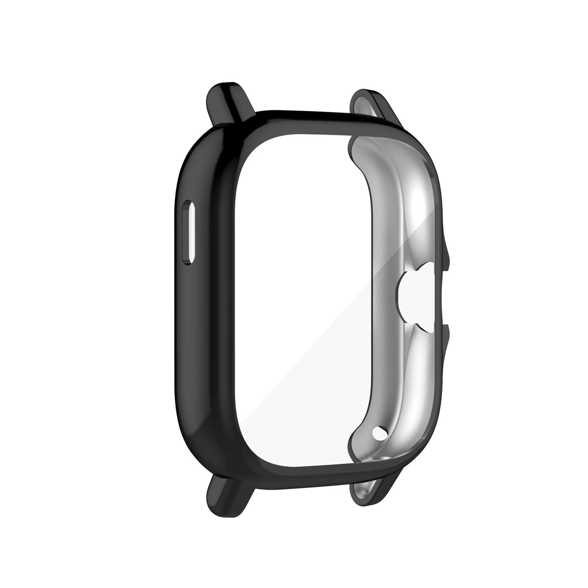 TenCloud Cases Compatible with Amazfit GTS 3/GTS 2 Smartwatch Men Women Watch Case Soft TPU Shockproof Bumper Cover Screen Protector Case for Amazfit GTS 2/GTS 3 Only (Black)