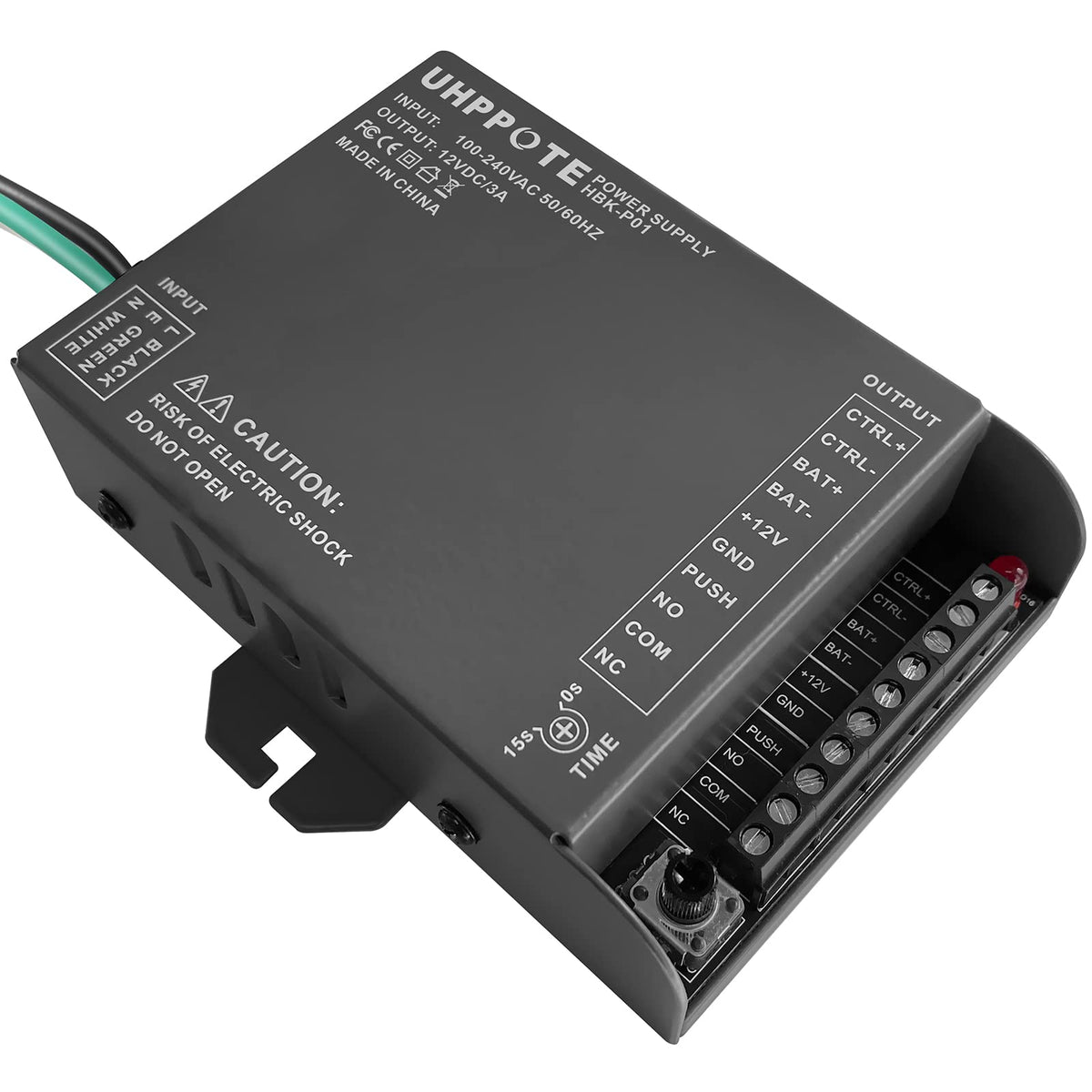Uhppote Door Access Control Power Supply 12V For Electric Lock Intercom Camera (Input:110 240Vac To Output:12Vdc)
