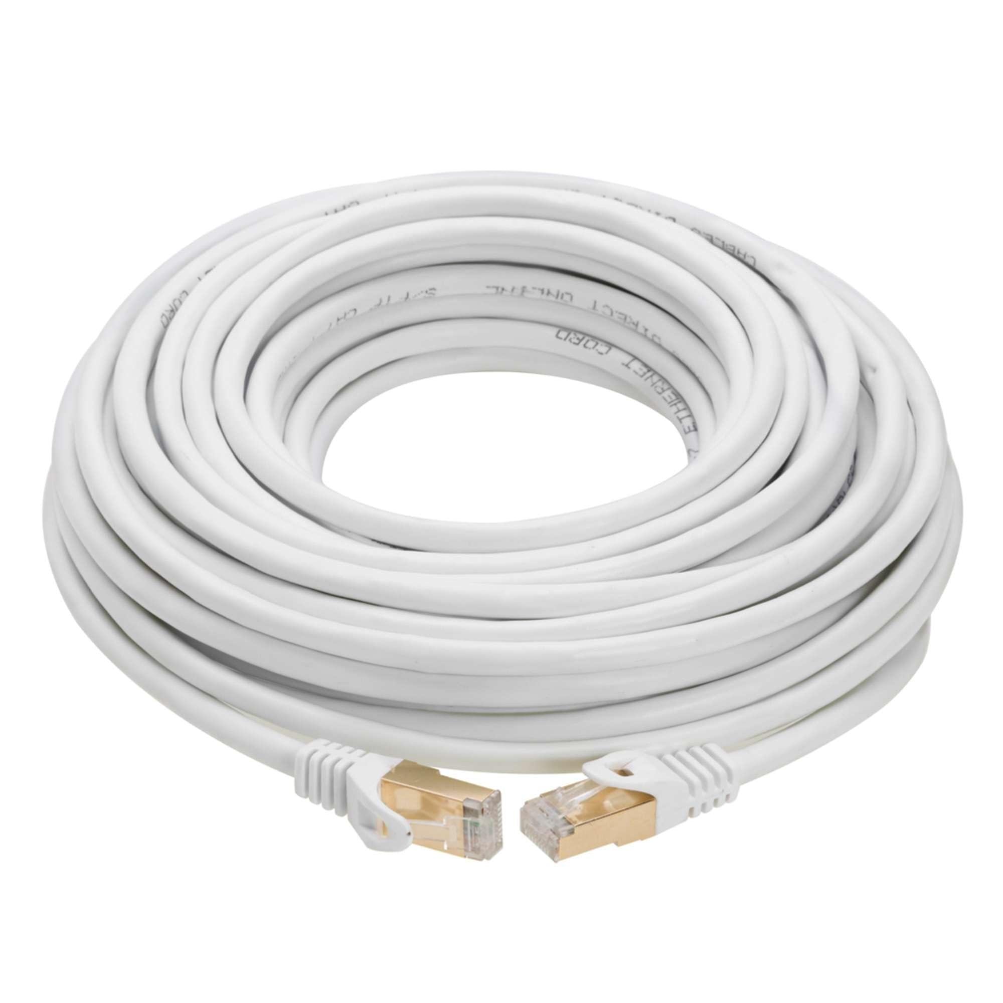 Cables Direct Online 75Ft S/Ftp Cat7 Copper Network Ethernet Patch Cable, Internet Wire, Compatible With Pc, Laptop, Modem, Rout