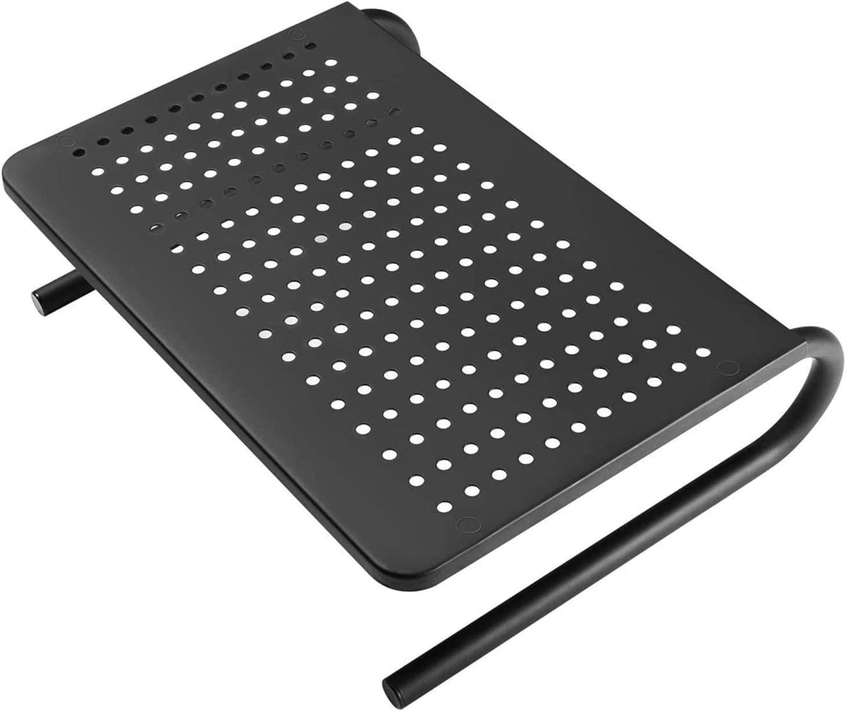 Suptek Monitor Stand Riser For Computer,Laptop,Printer, Notebook And All Flat Screen Display With Vented Metal Platform And 4 In