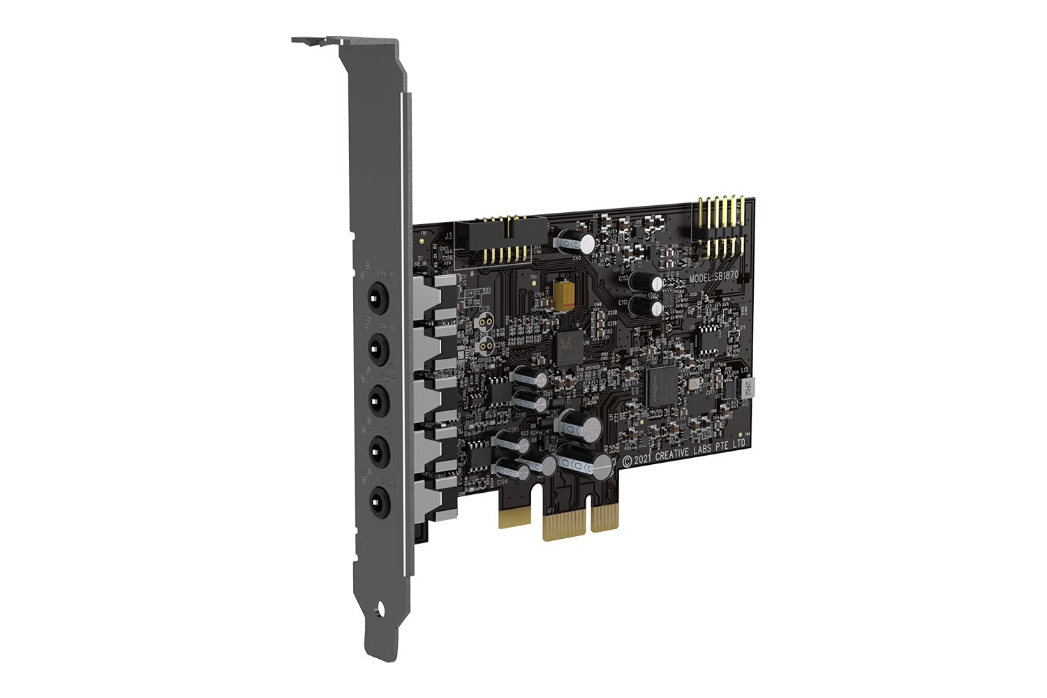 Creative Sound Blaster Audigy Fx V2 Upgradable Hires PCIe Sound Card with 5.1 Discrete and Virtual Surround, Scout Mode, Smart