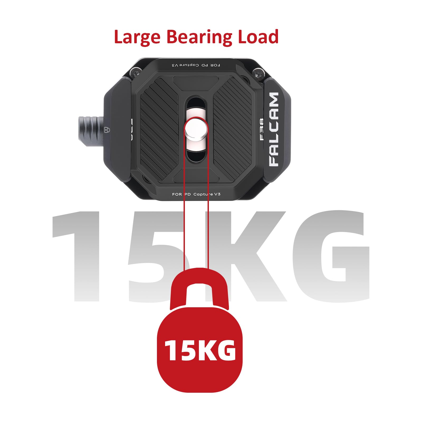 Falcam F38 Camera Quick Release Plate Compatible With Pd Capture Camera Clip V3 And F38 Backpack Clip (Plate Only)   2465