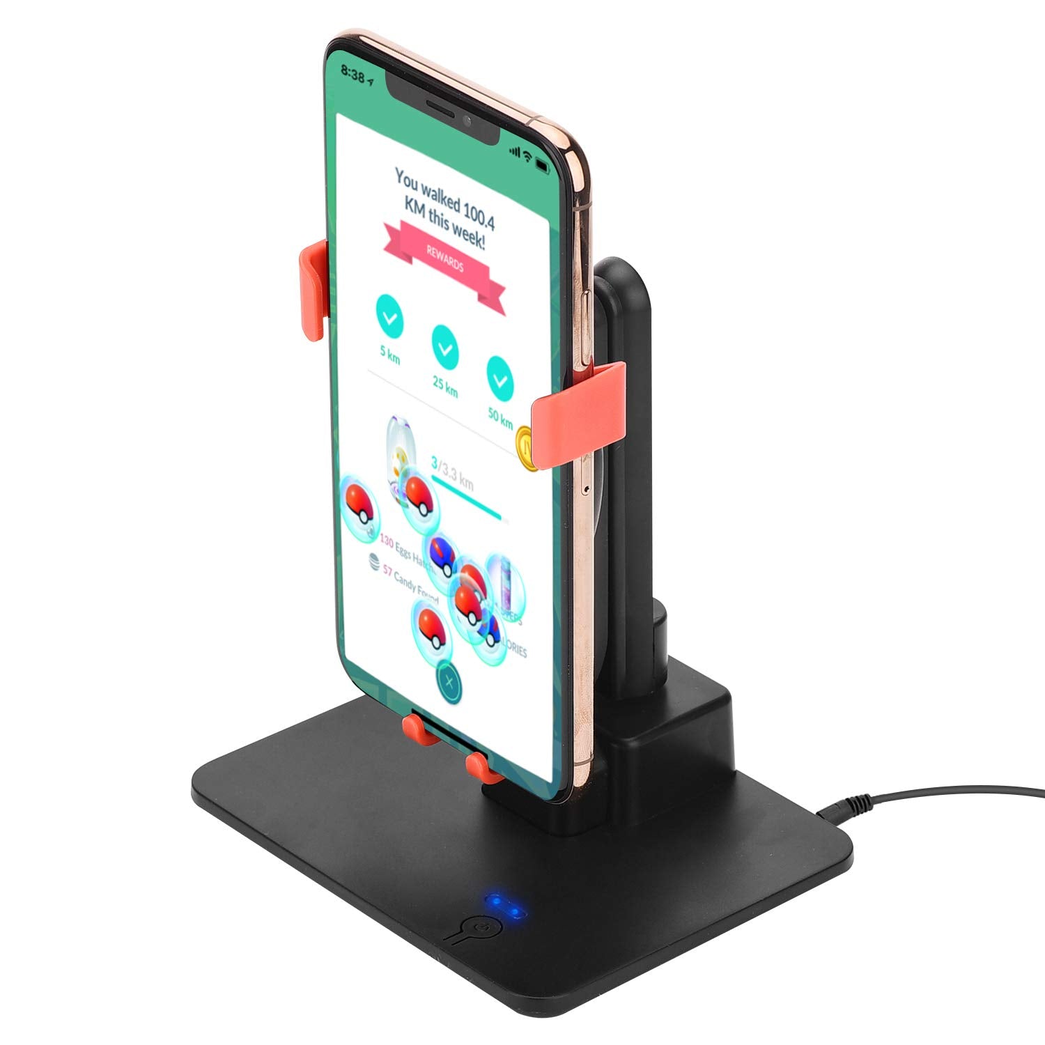 Funteck Adjustable Phone Swing Device Perfect For Hatching Eggs Or Buddy Candy In Pokemon Go, Compatible With Ios And Android