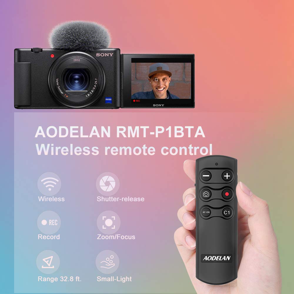Wireless Shutter Release Camera Remote Control For Sony A7 Iii, A7R Iii, A6100, A6400, A6600, Rx100 Vii, Rx0 Ii, A7R Iv, A9, A9